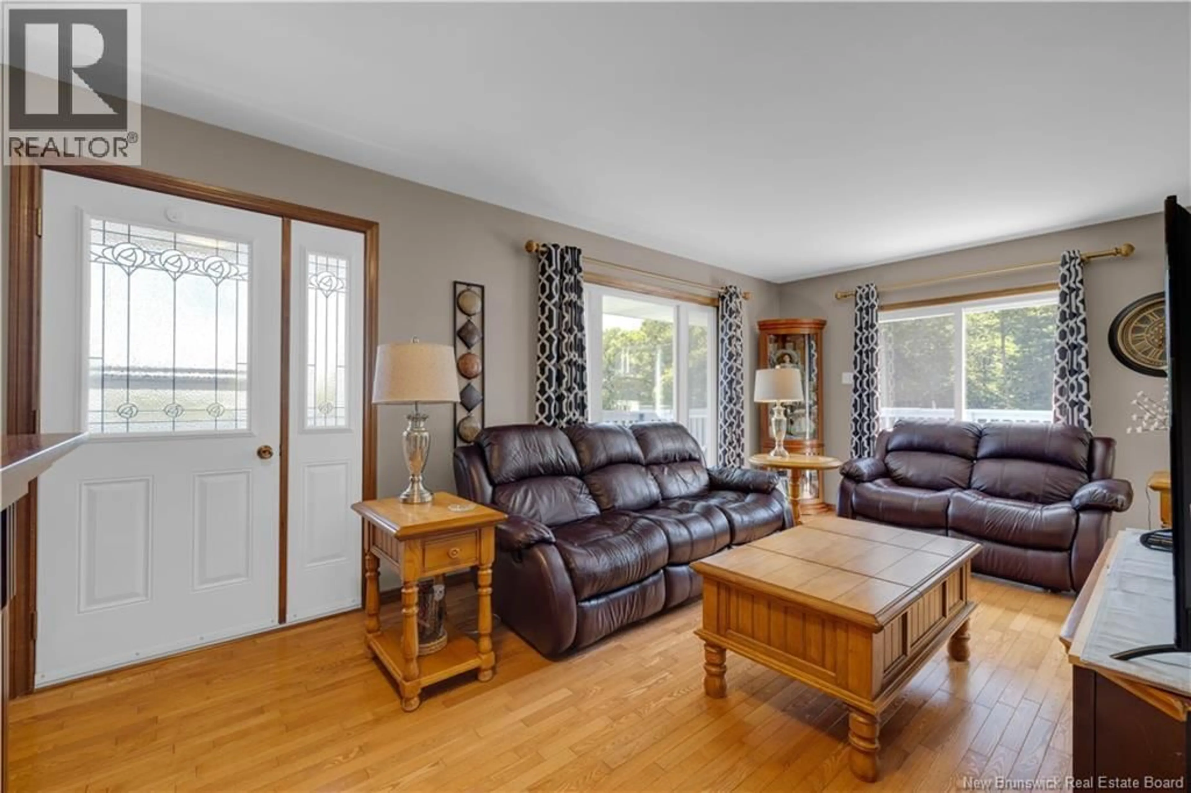 Living room with furniture, wood/laminate floor for 42 GREER ROAD, Rowley New Brunswick E2S2H7