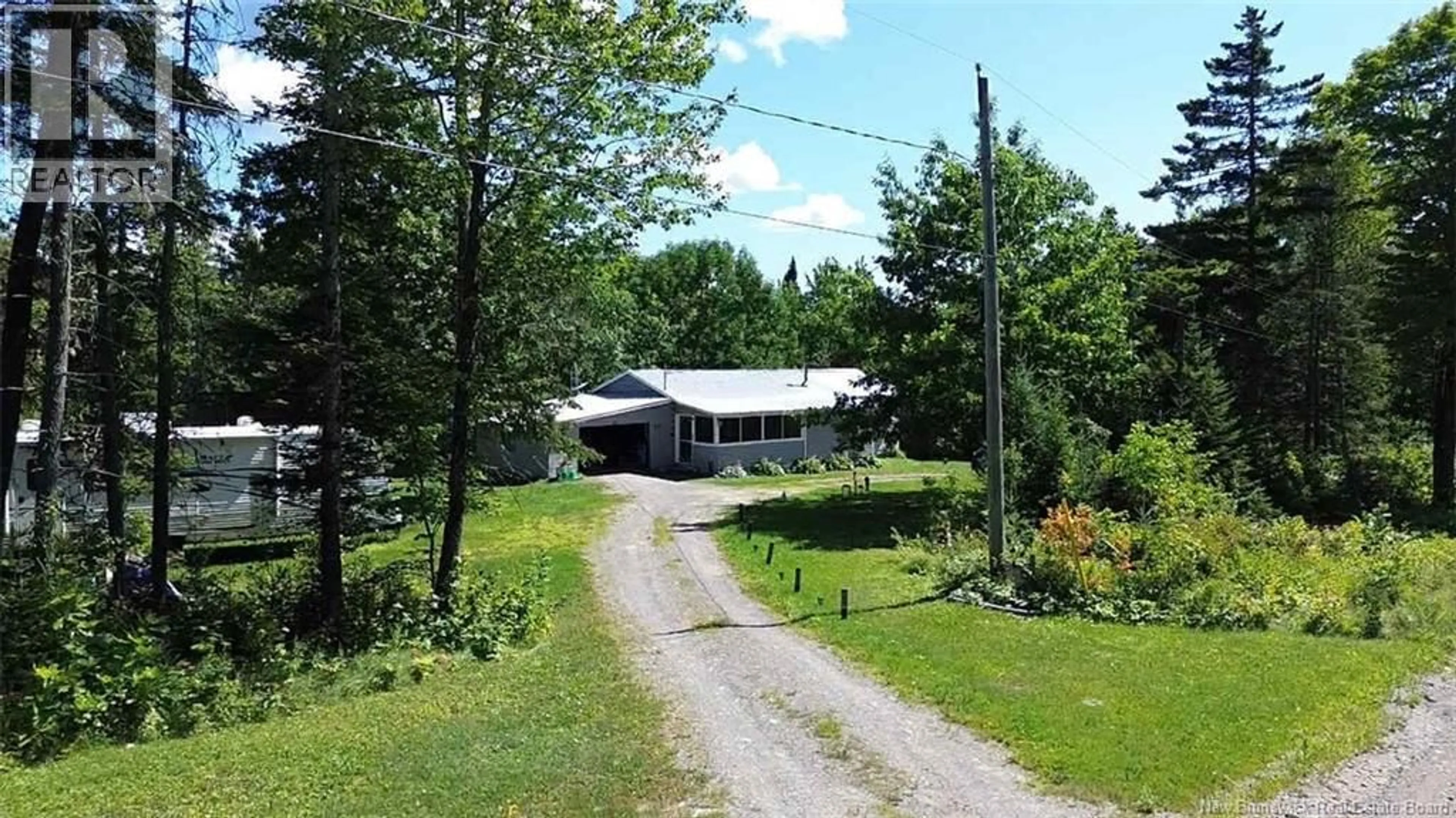 A pic from outside/outdoor area/front of a property/back of a property/a pic from drone, unknown for 818 CAPE ROAD, Newburg New Brunswick E7N1W6