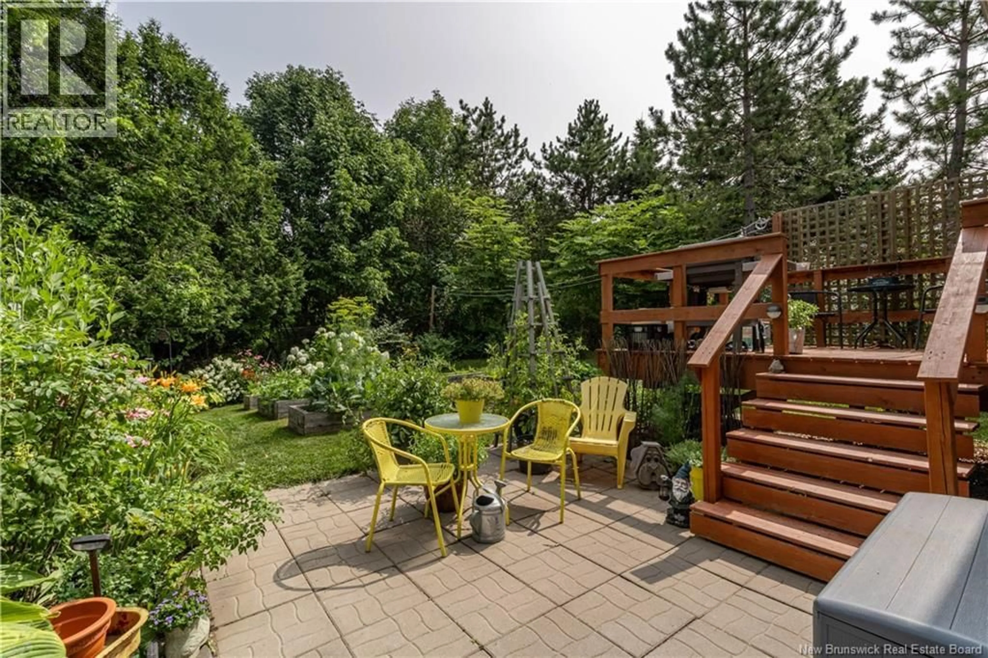 Patio, forest/trees view for 20 FRASER BROOK ROAD, Nauwigewauk New Brunswick E5N6W3