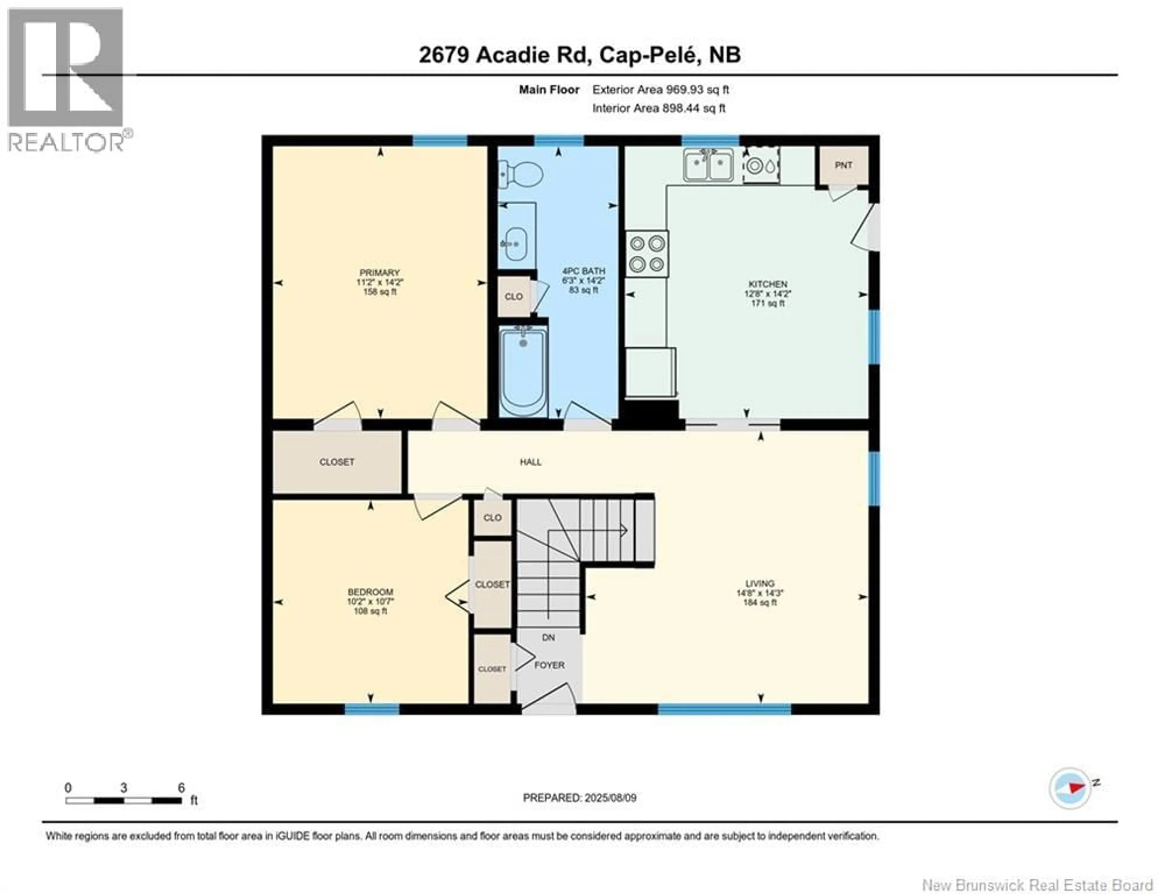 Floor plan for 2679 ACADIE ROAD, Cap-Pelé New Brunswick E4N1C3