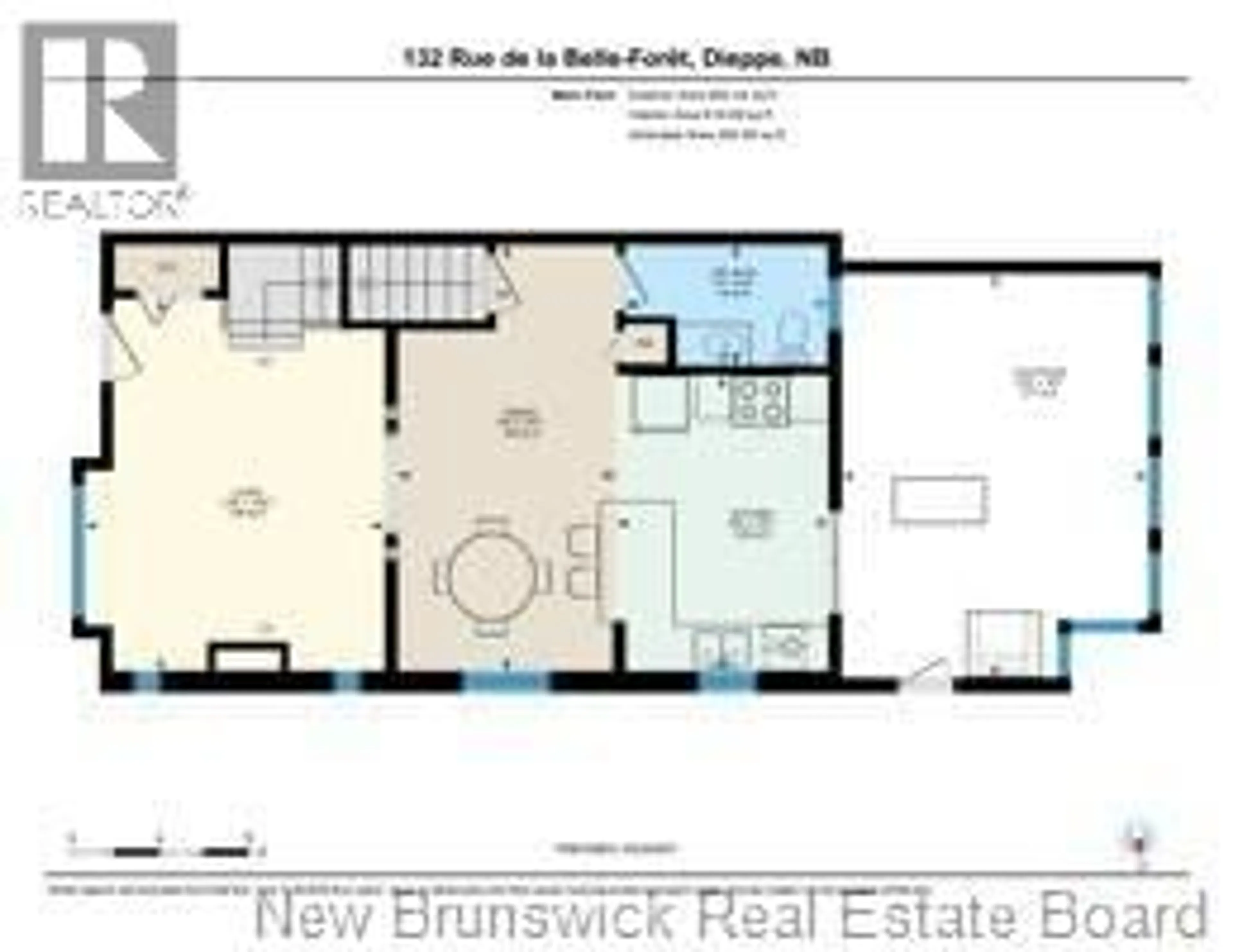 Floor plan for 132 BELLE-FORET STREET, Dieppe New Brunswick E1A7H6