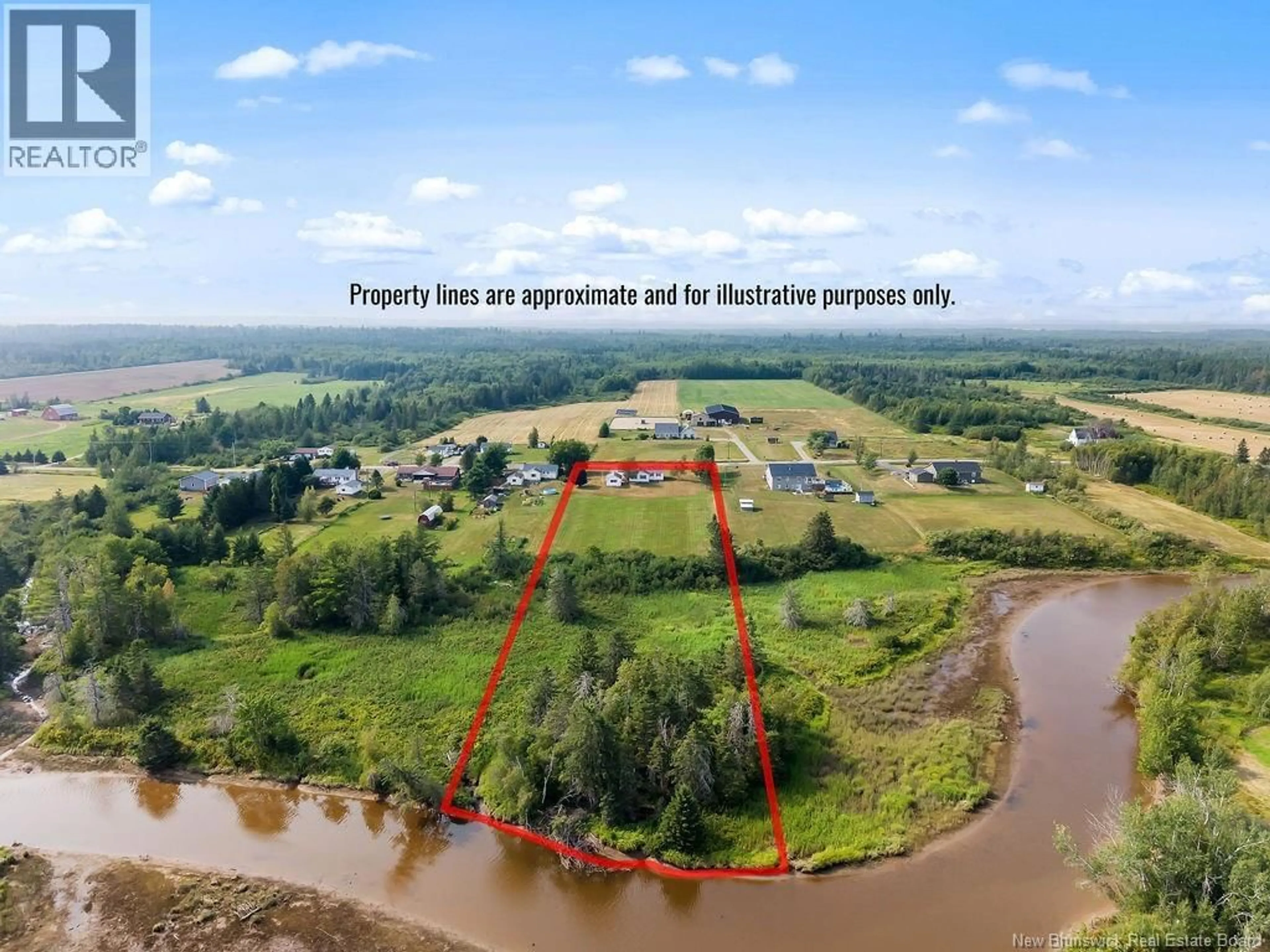 A pic from outside/outdoor area/front of a property/back of a property/a pic from drone, water/lake/river/ocean view for 471 NAPAN ROAD, Napan New Brunswick E1N4W9