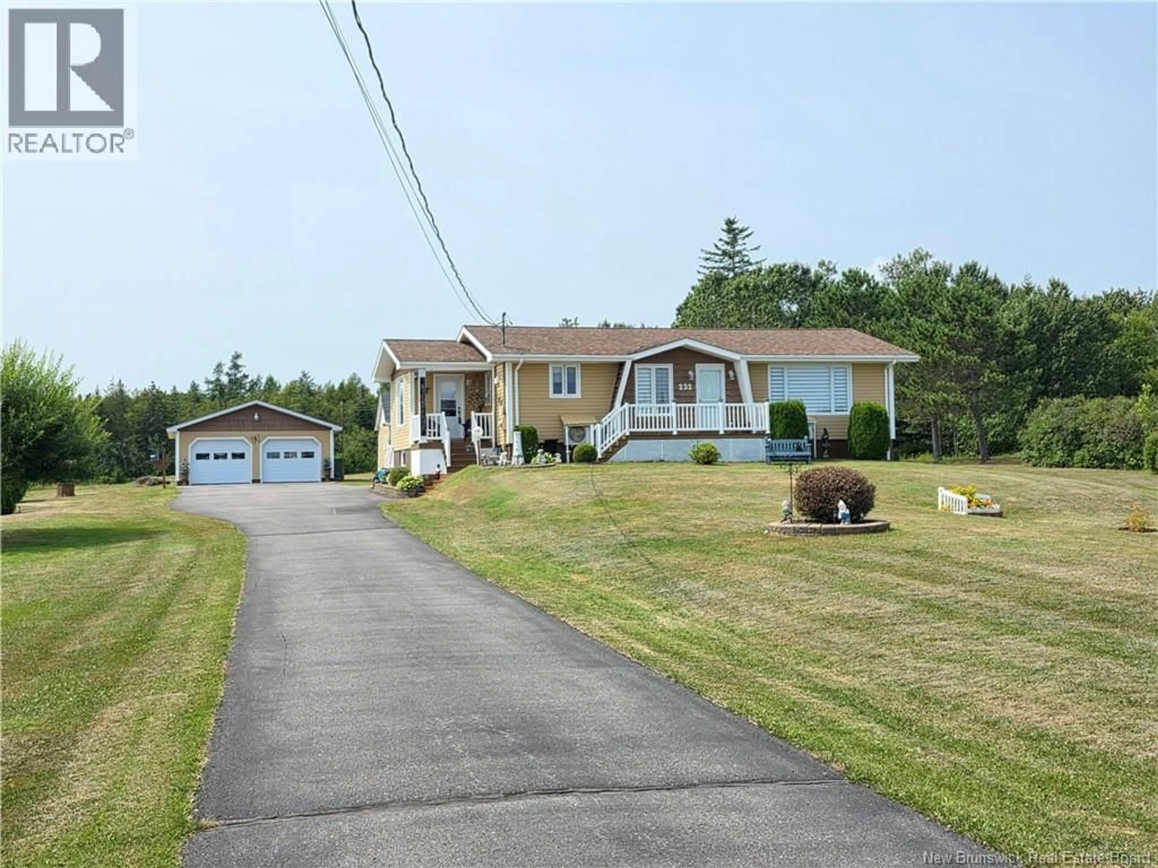 A pic from outside/outdoor area/front of a property/back of a property/a pic from drone, street for 232 RTE 134, Petit-Rocher-Nord New Brunswick E8J3B2