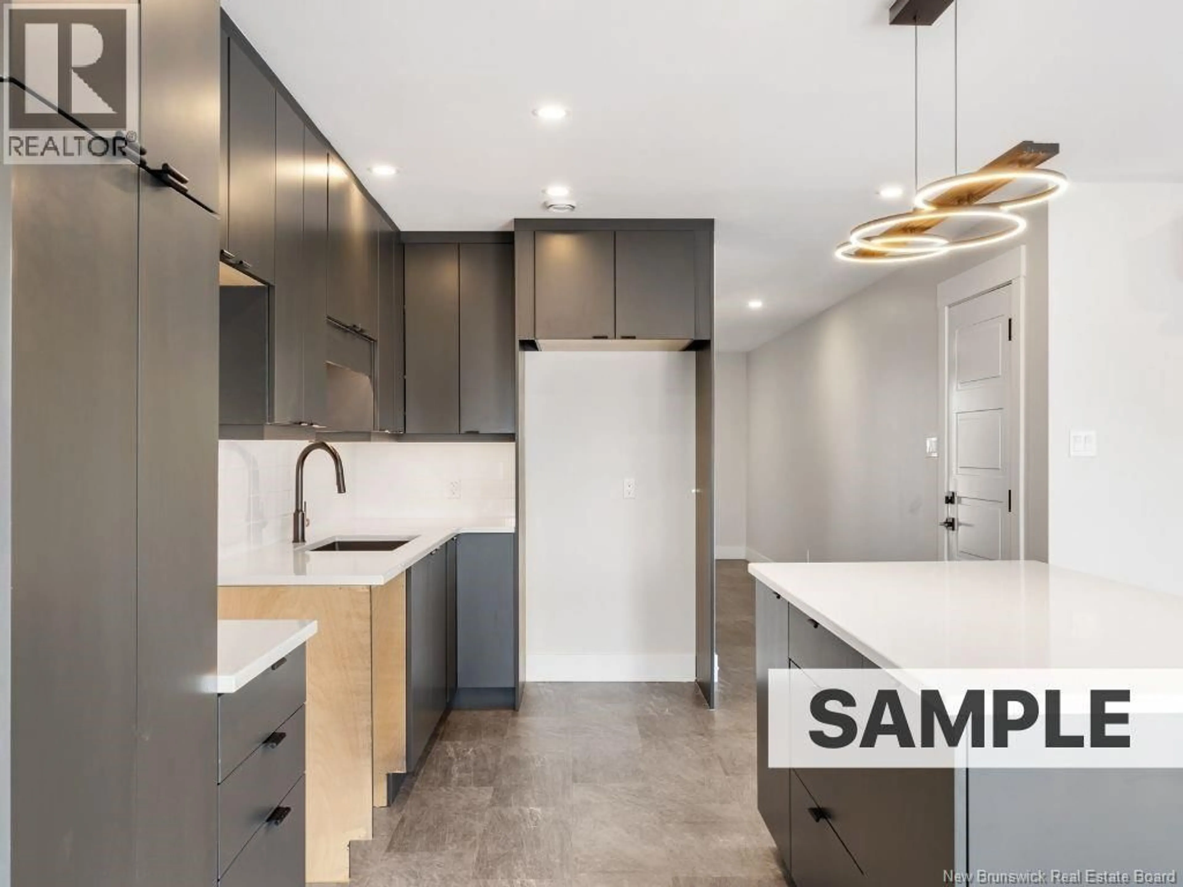 Contemporary kitchen, ceramic/tile floor for 126 EDINGTON STREET, Moncton New Brunswick E1E0C5
