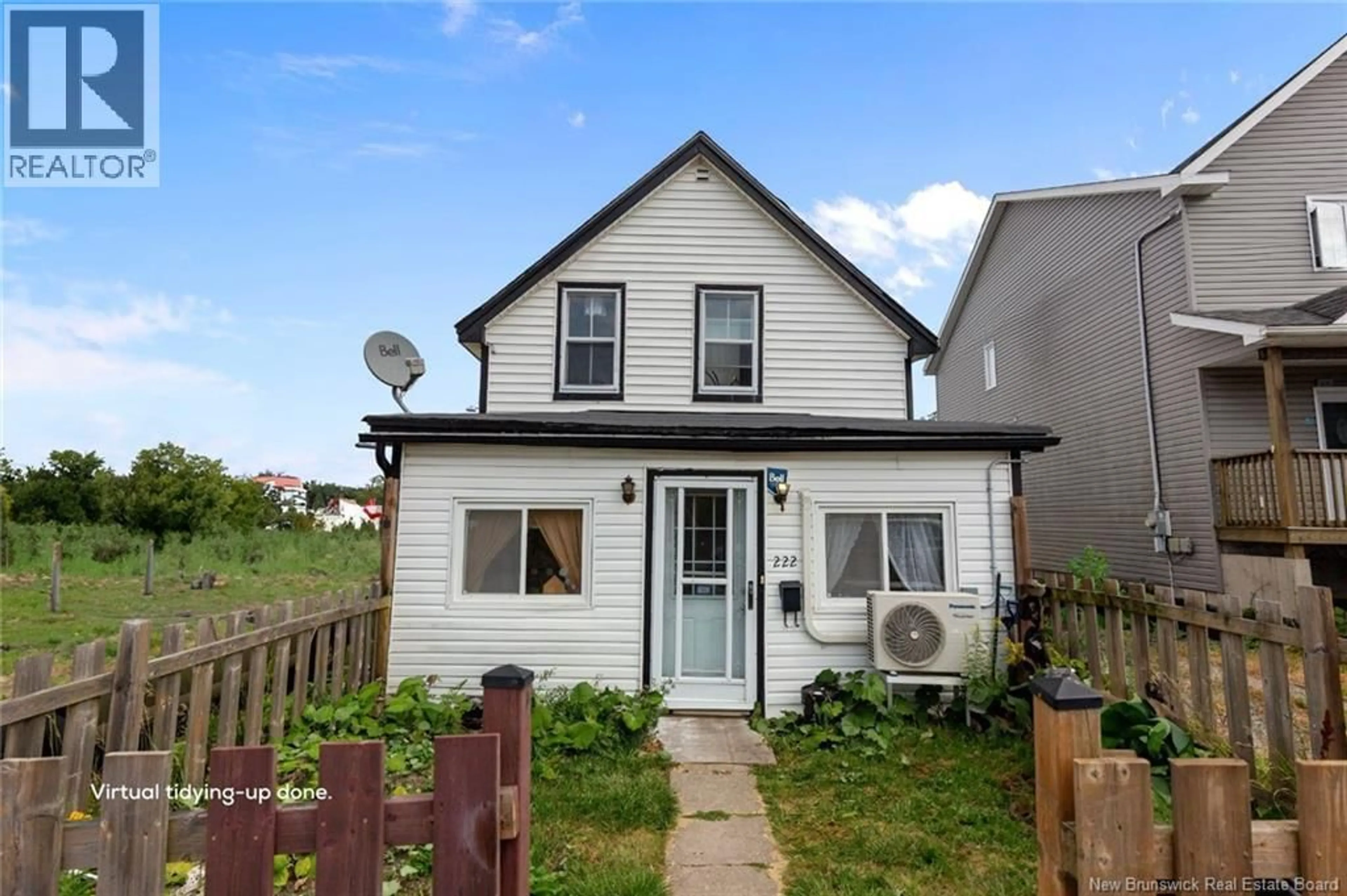 Home with vinyl exterior material, street for 222 HARRINGTON STREET, Saint John New Brunswick E2K1X8