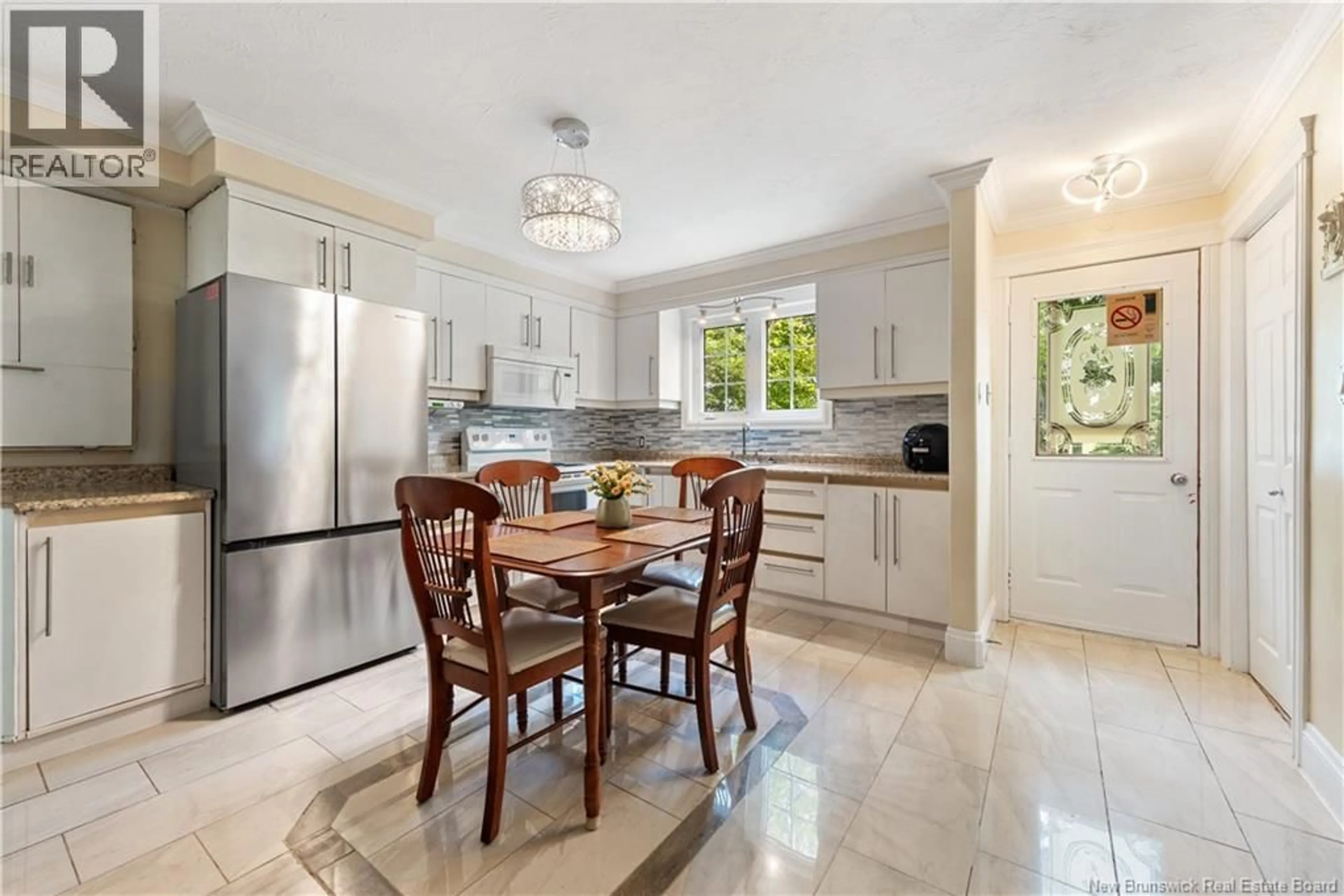 Open concept kitchen, ceramic/tile floor for 63 ABBEY'S LANE, Sainte-Marie-De-Kent New Brunswick E4S0K9