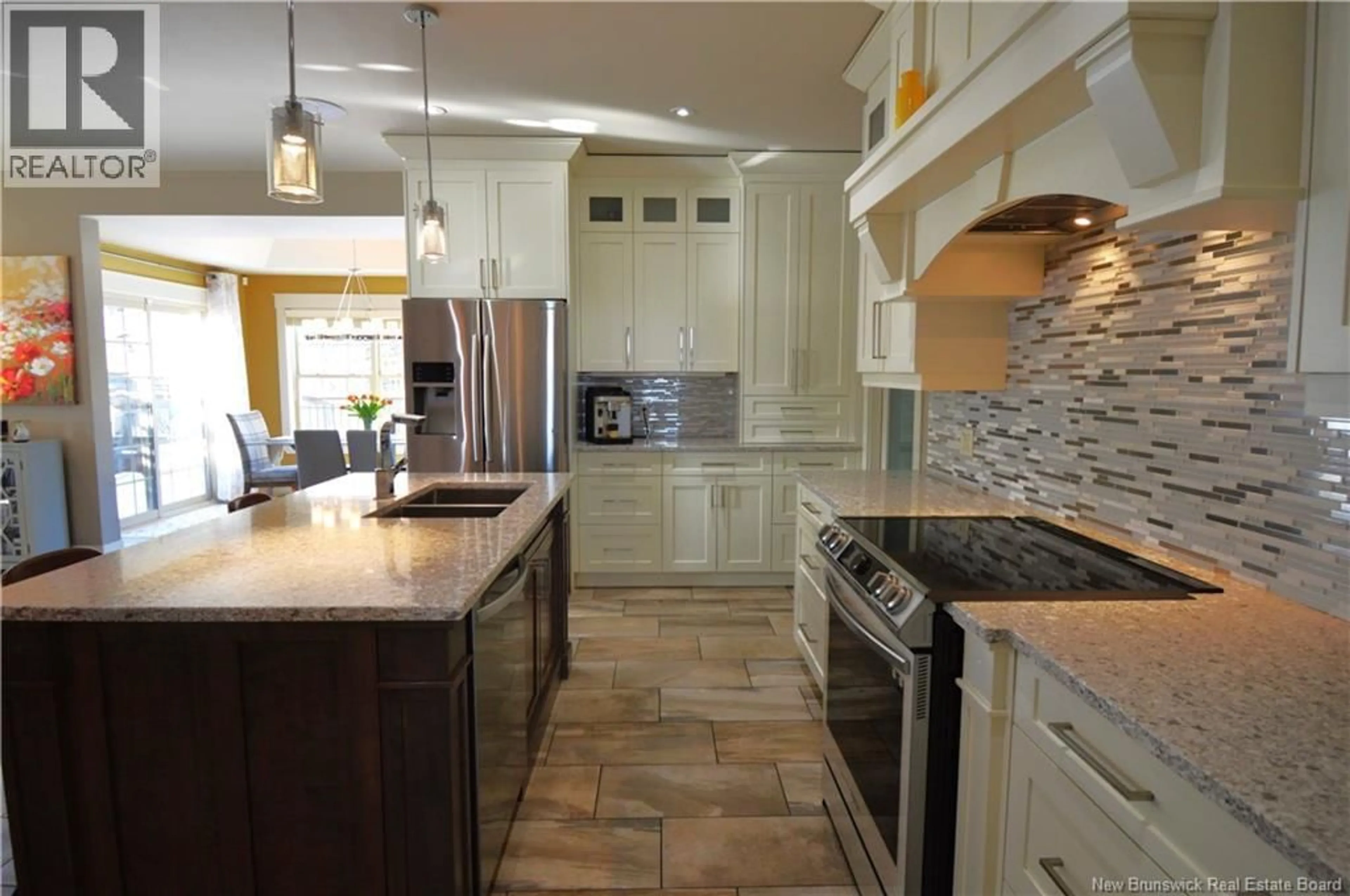 Contemporary kitchen, ceramic/tile floor for 47 MONIQUE STREET, Shediac New Brunswick E4P0M5