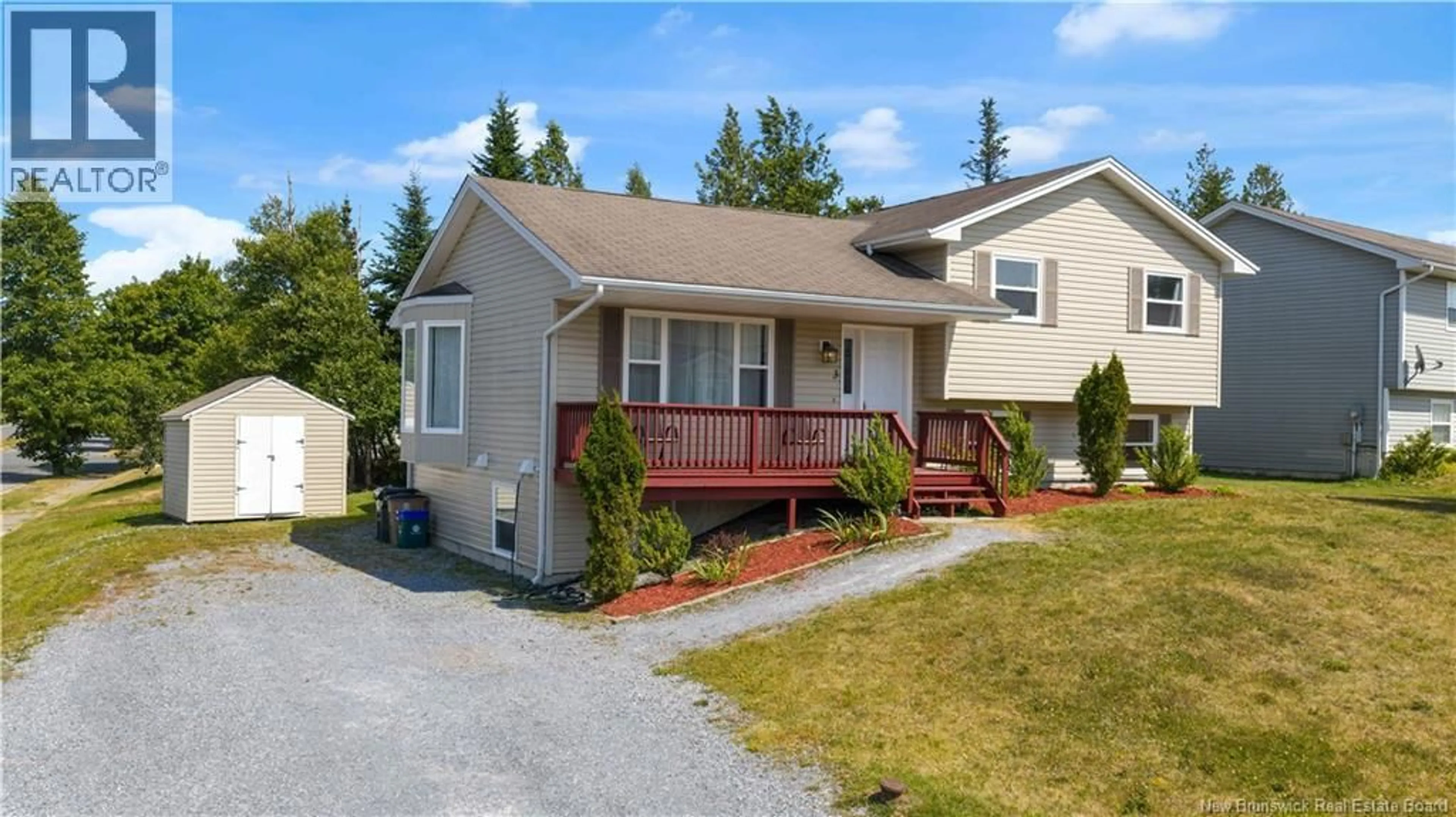 Home with vinyl exterior material, street for 3 FALCON CRESCENT, Saint John New Brunswick E2J0C5