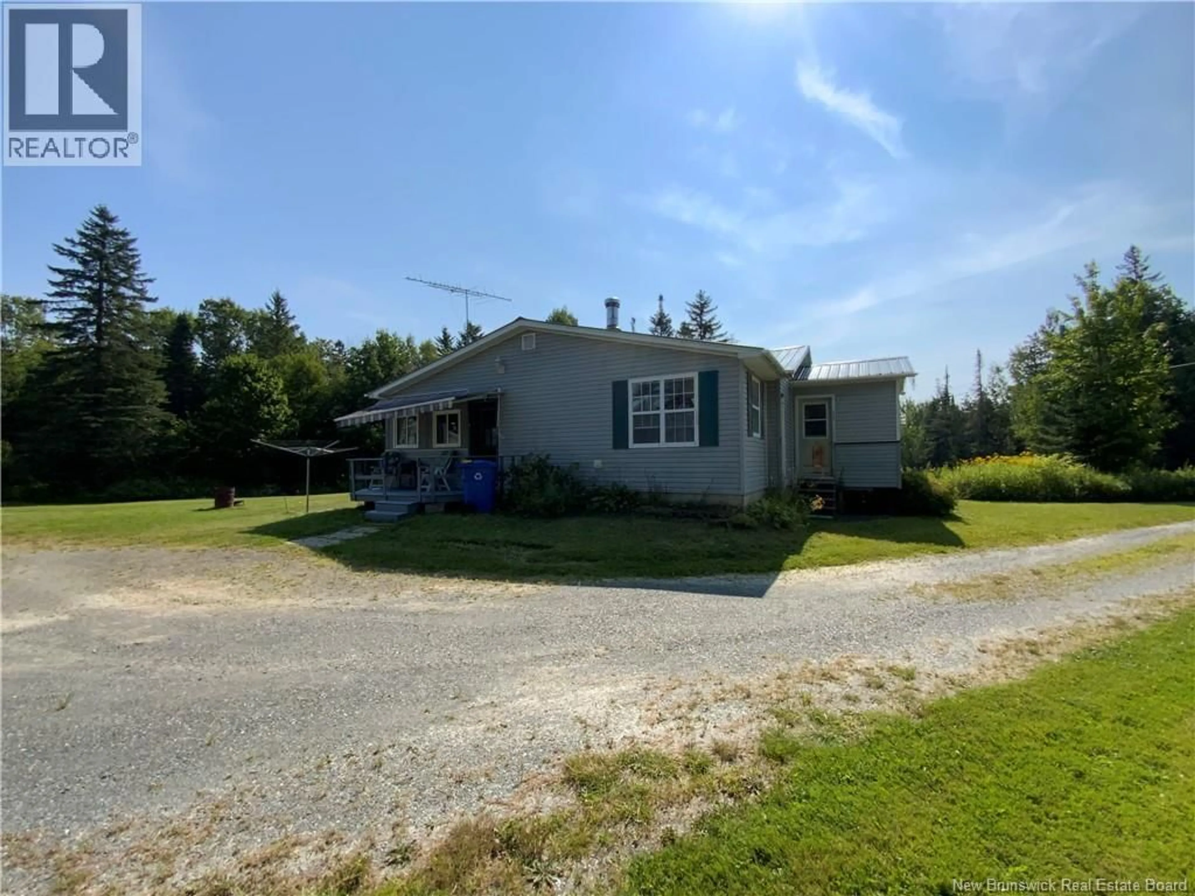 A pic from outside/outdoor area/front of a property/back of a property/a pic from drone, unknown for 510 HODGDON ROAD, Mapledale New Brunswick E7M4T1