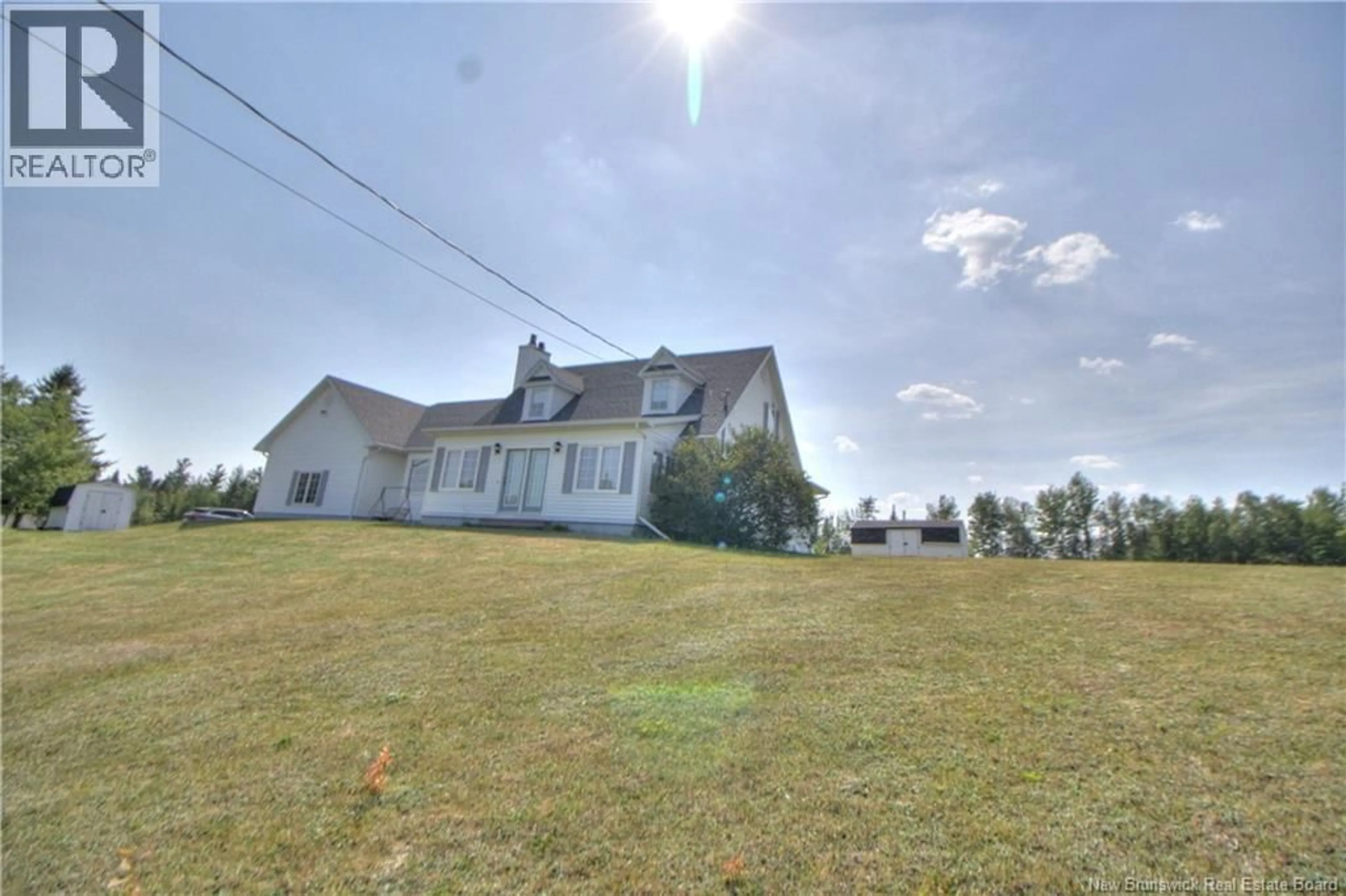 A pic from outside/outdoor area/front of a property/back of a property/a pic from drone, building for 3199 ROUTE 465, Beersville New Brunswick E4T2P1