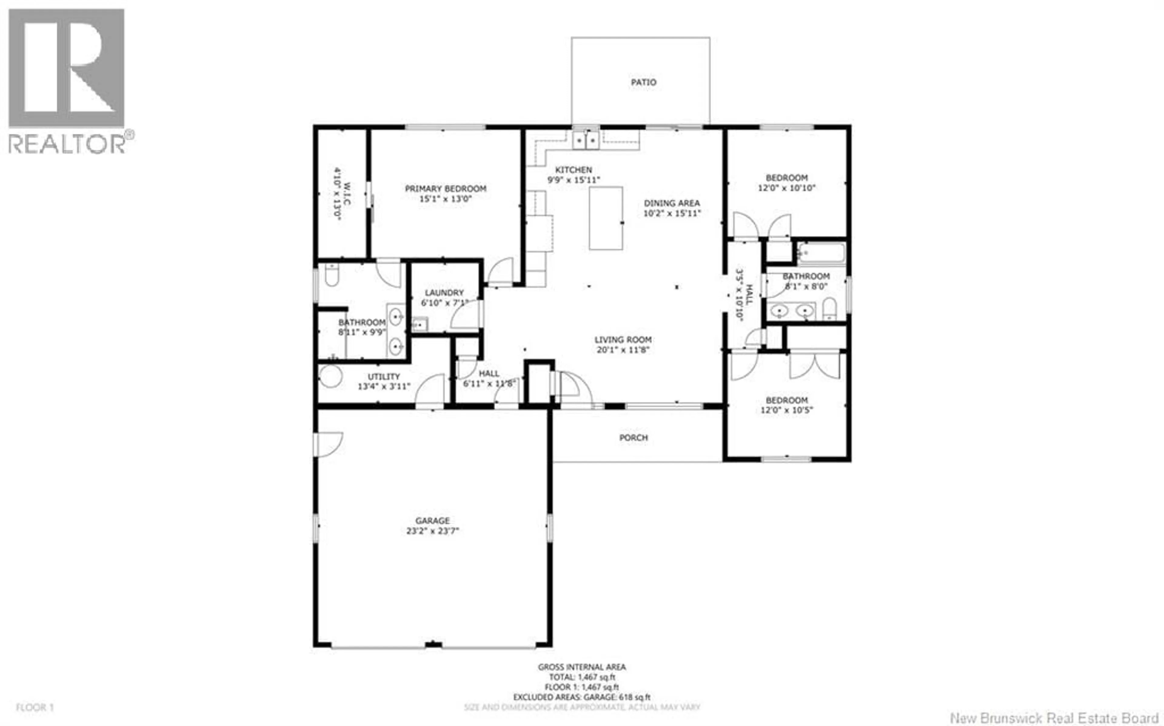 Floor plan for 43 LORD ROAD, Beaver Dam New Brunswick E3B7V4