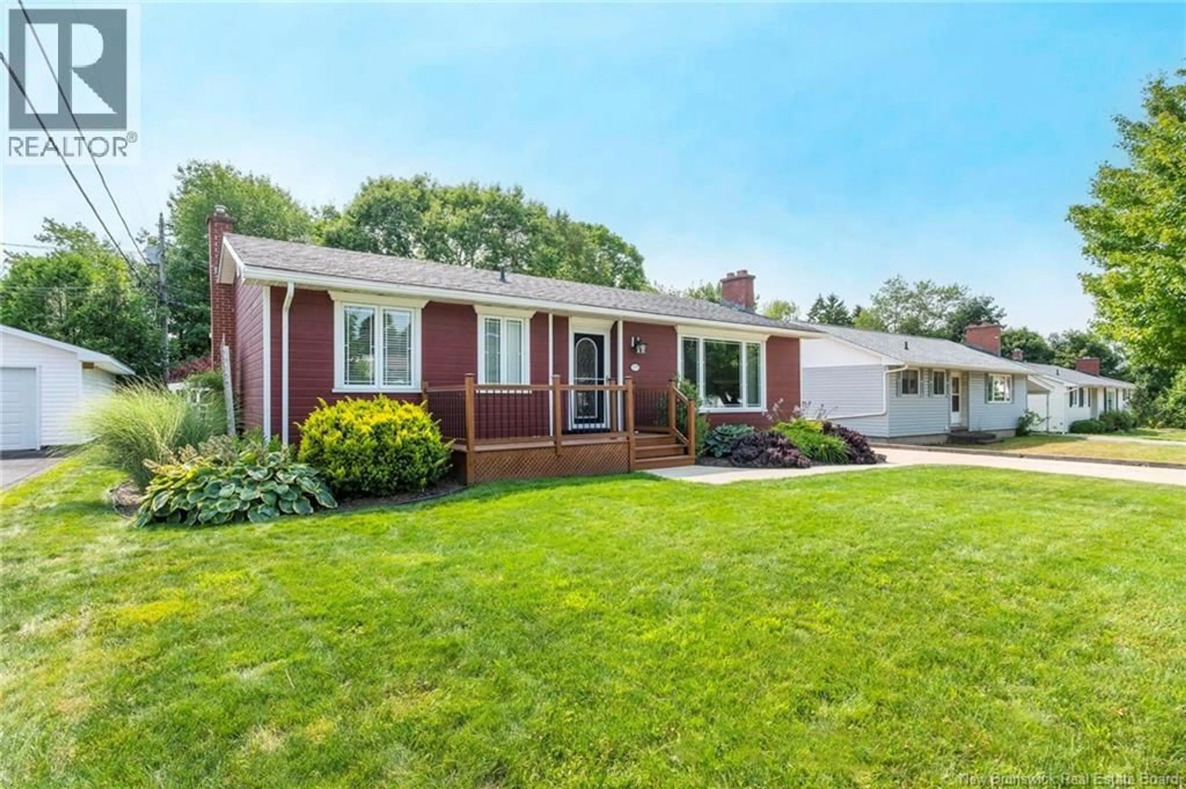 Home with brick exterior material, street for 579 MAPLE STREET, Fredericton New Brunswick E3A3R5