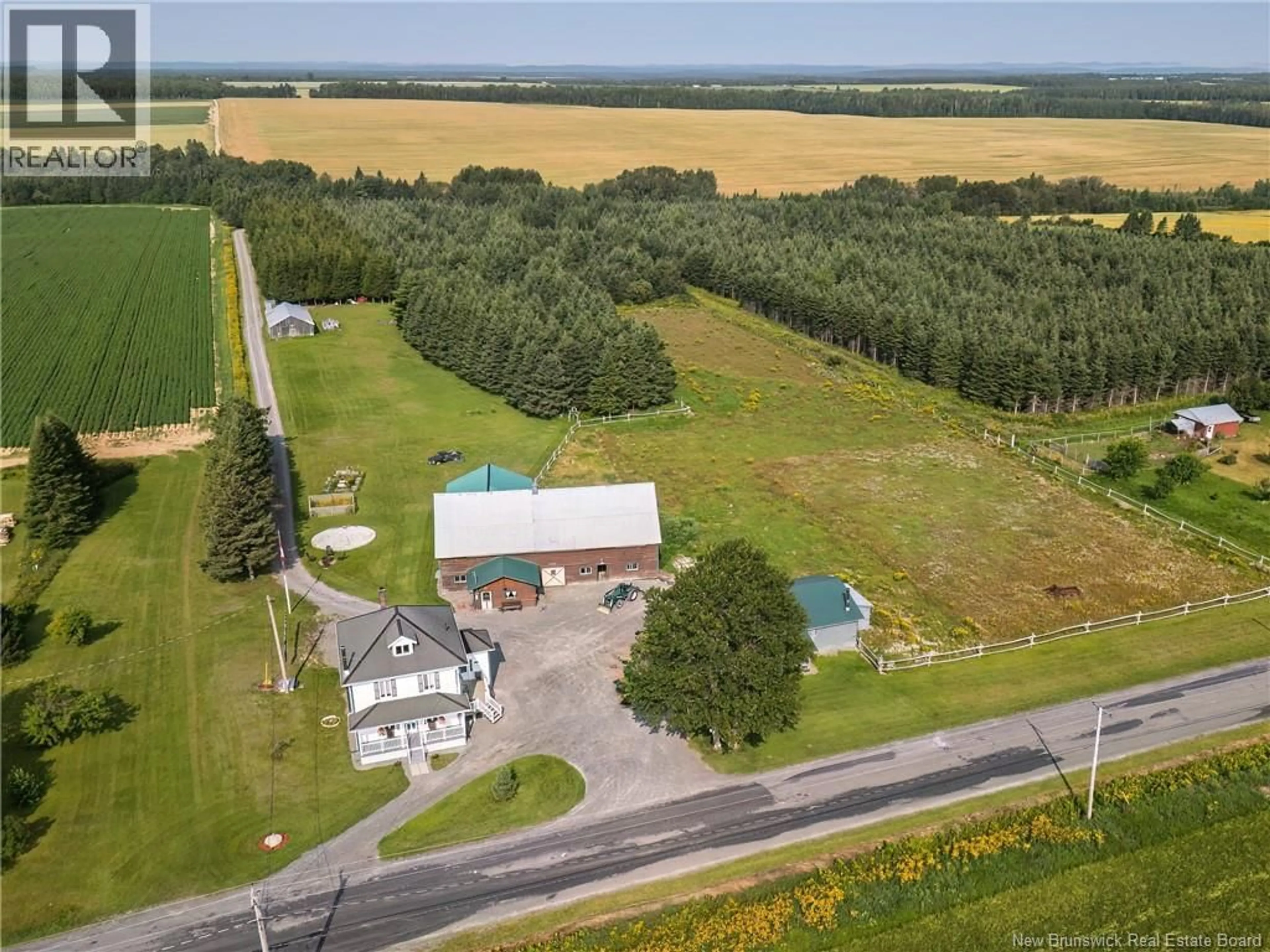 A pic from outside/outdoor area/front of a property/back of a property/a pic from drone, unknown for 729 ROUTE 260, Saint-Quentin New Brunswick E8A2L7