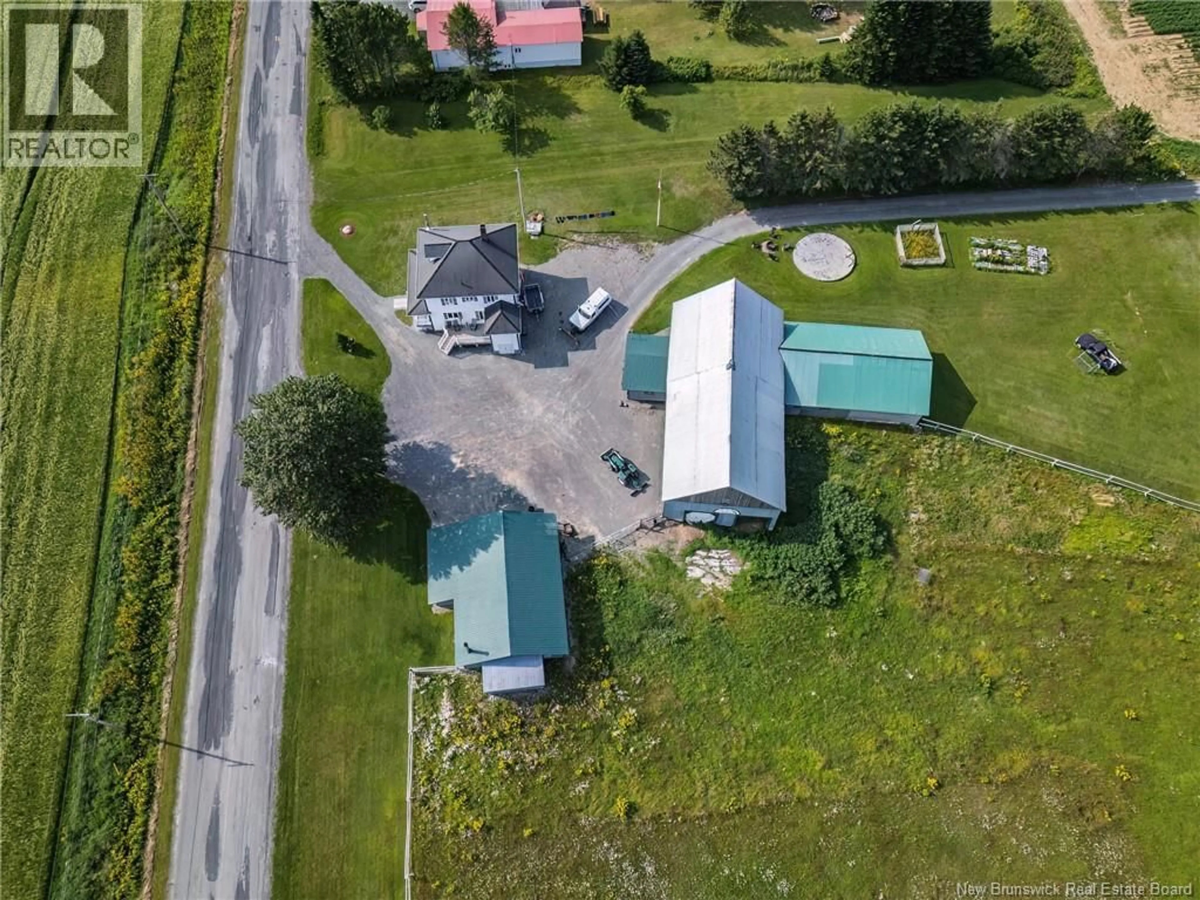 A pic from outside/outdoor area/front of a property/back of a property/a pic from drone, unknown for 729 ROUTE 260, Saint-Quentin New Brunswick E8A2L7