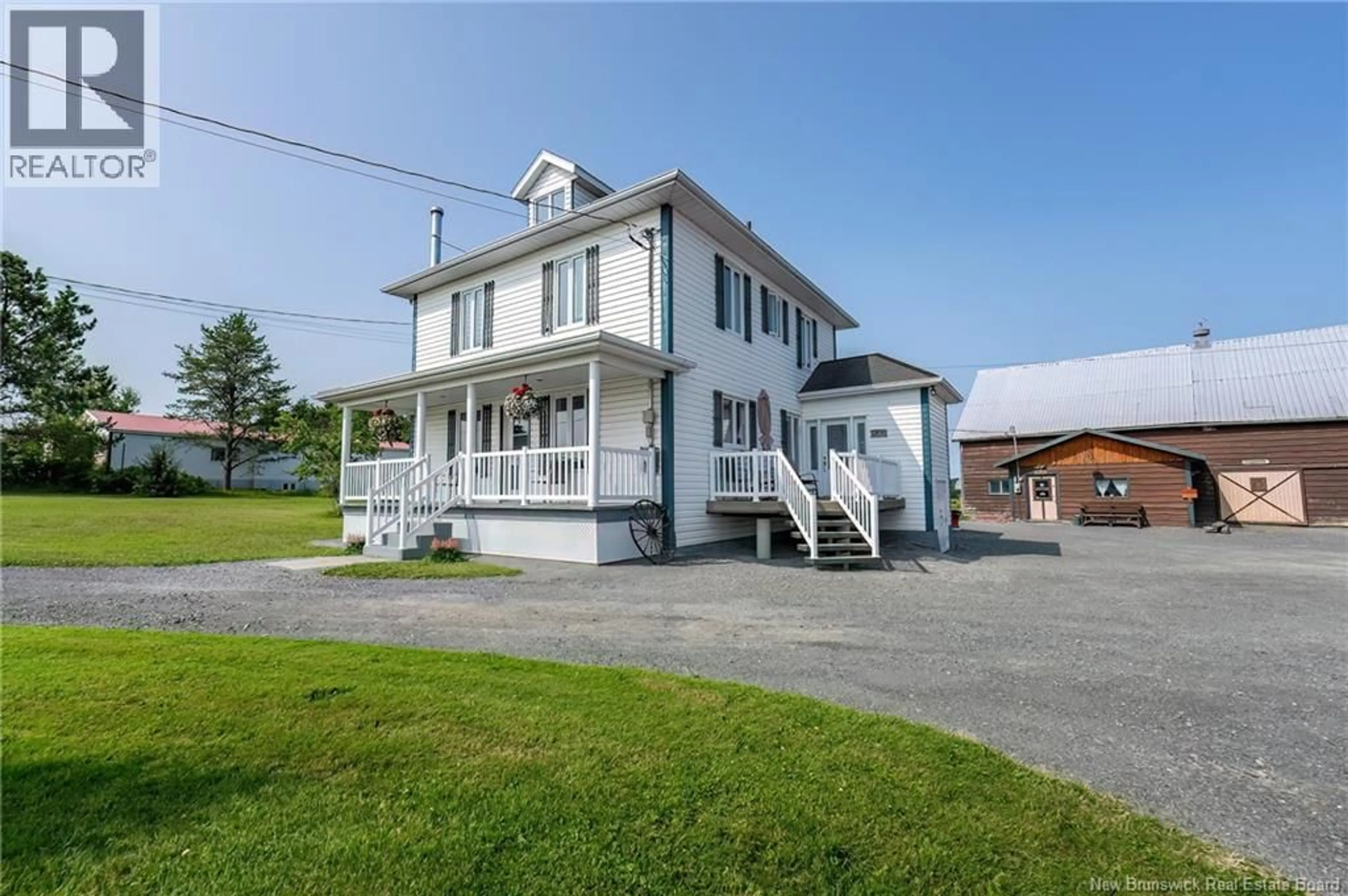 A pic from outside/outdoor area/front of a property/back of a property/a pic from drone, building for 729 ROUTE 260, Saint-Quentin New Brunswick E8A2L7