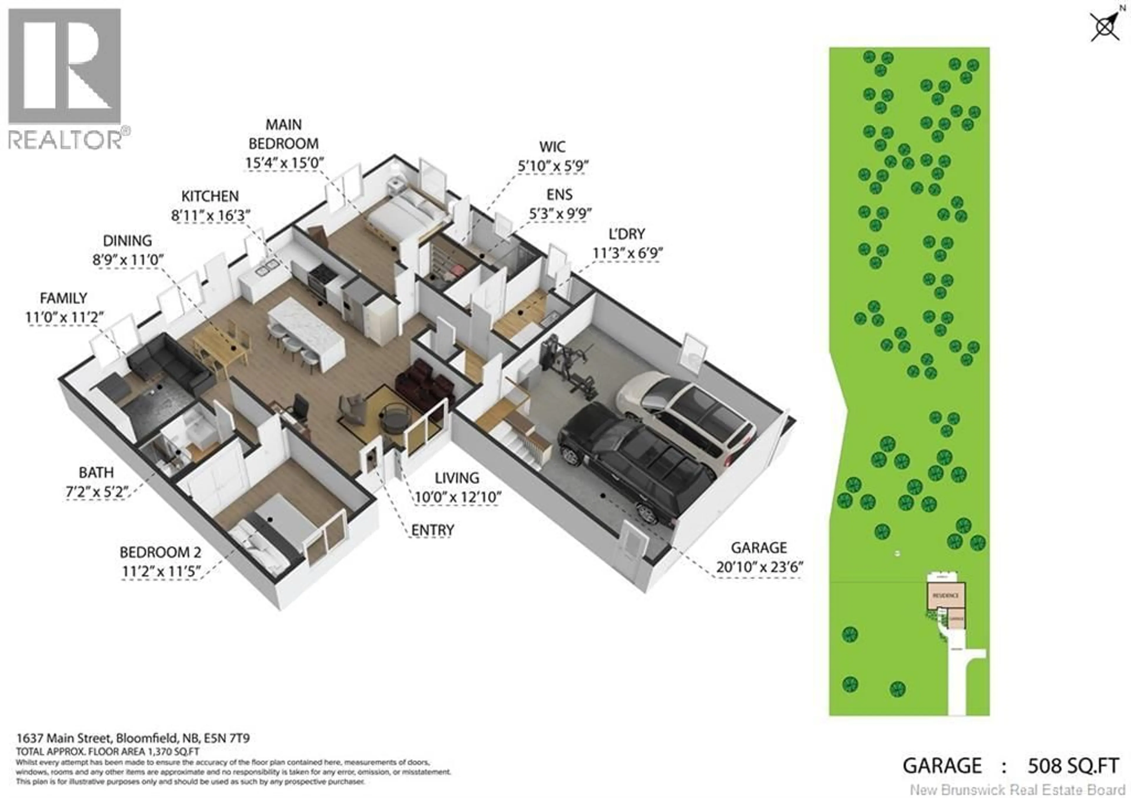 Floor plan for 1637 MAIN STREET, Hampton New Brunswick E5N6H2