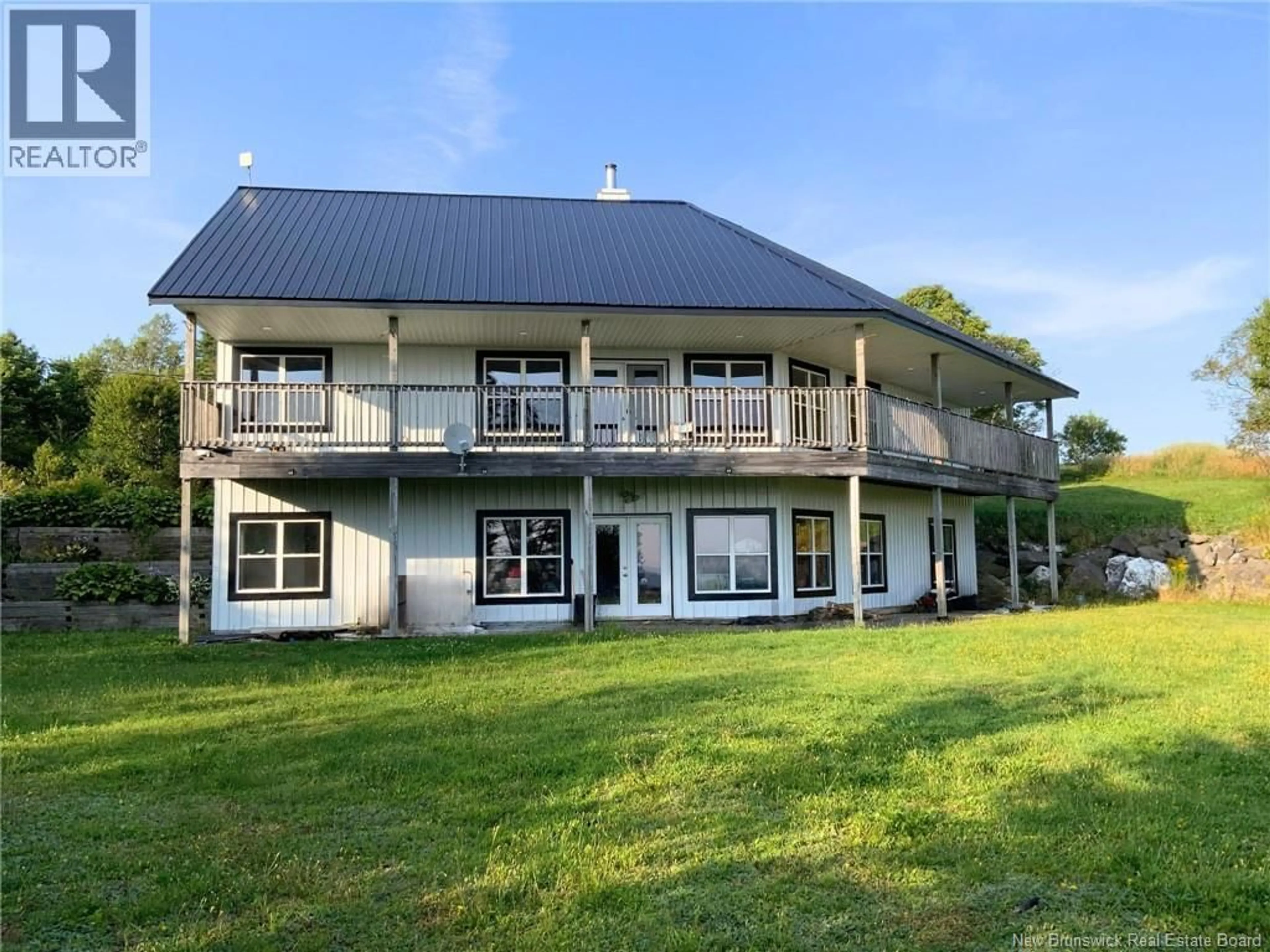 A pic from outside/outdoor area/front of a property/back of a property/a pic from drone, unknown for 400 GLASSVILLE ROAD, Glassville New Brunswick E7L1S8