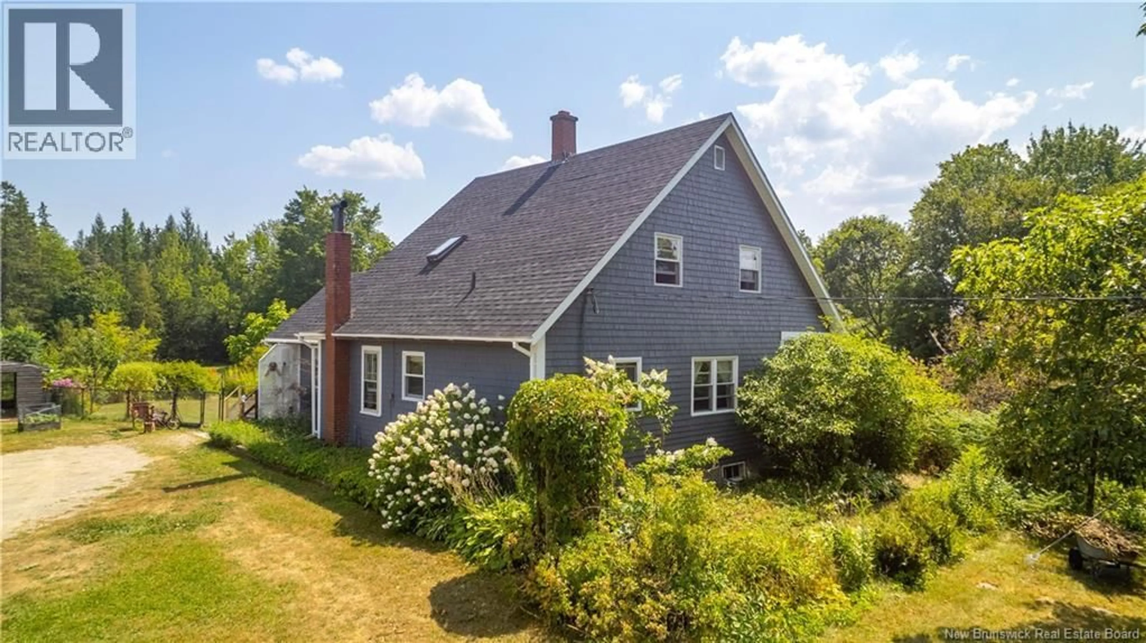 A pic from outside/outdoor area/front of a property/back of a property/a pic from drone, street for 8017 3 ROUTE ROUTE, Moores Mills New Brunswick E5A1X6