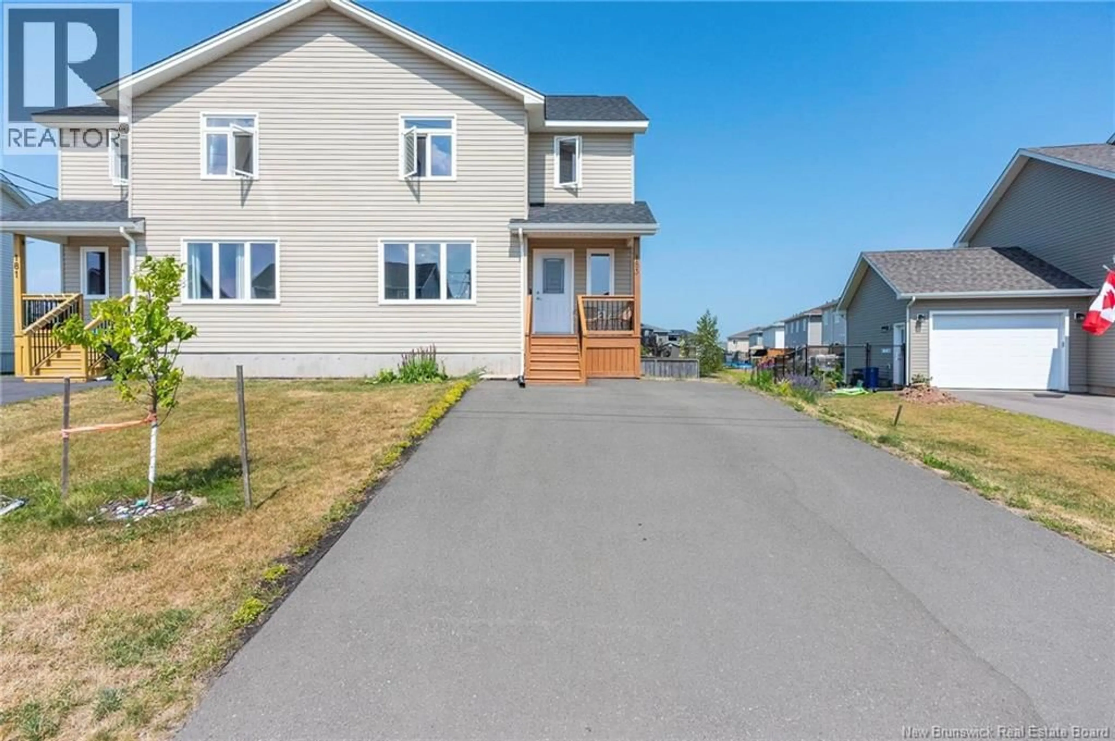 Home with vinyl exterior material, street for 183 OAKFIELD DRIVE, Riverview New Brunswick E1B0W6