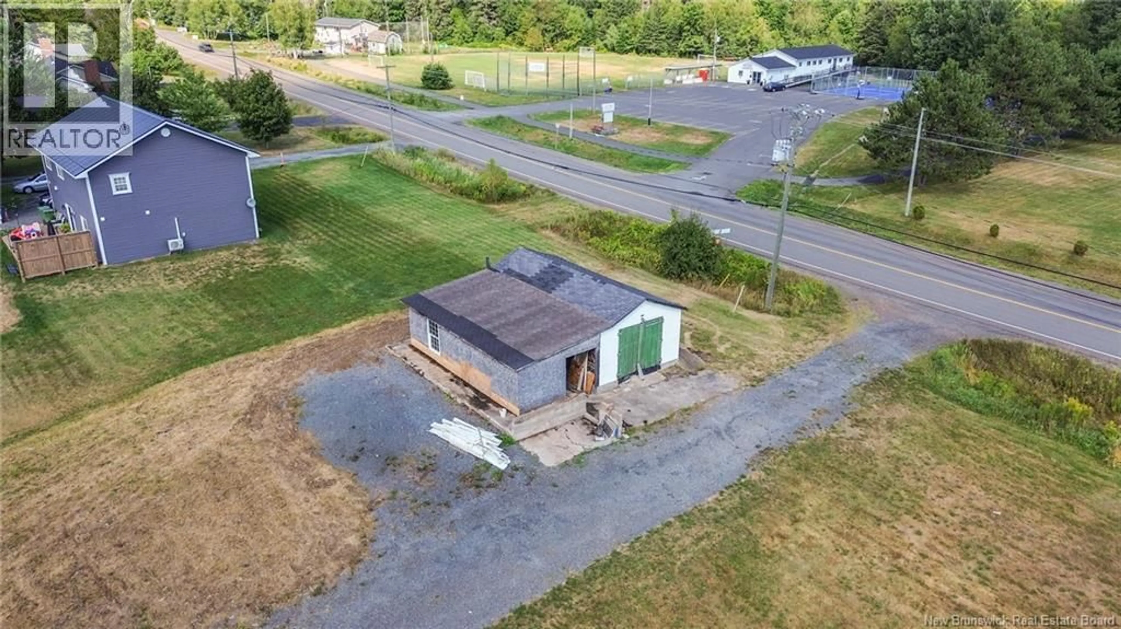 A pic from outside/outdoor area/front of a property/back of a property/a pic from drone, building for 1377 ROUTE 620, Estey's Bridge New Brunswick E3G6M8