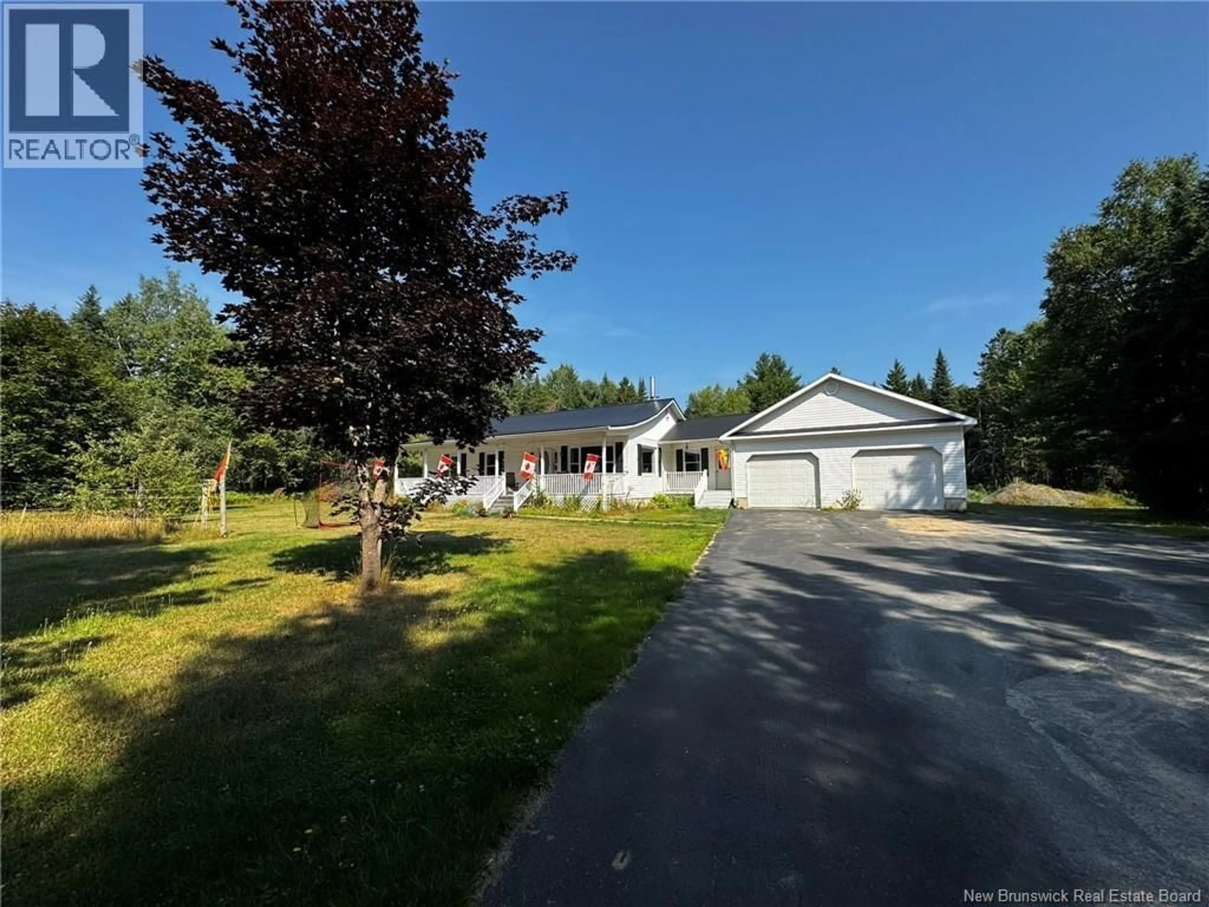 A pic from outside/outdoor area/front of a property/back of a property/a pic from drone, street for 518 STOREYTOWN ROAD, Storeytown New Brunswick E9C1T8