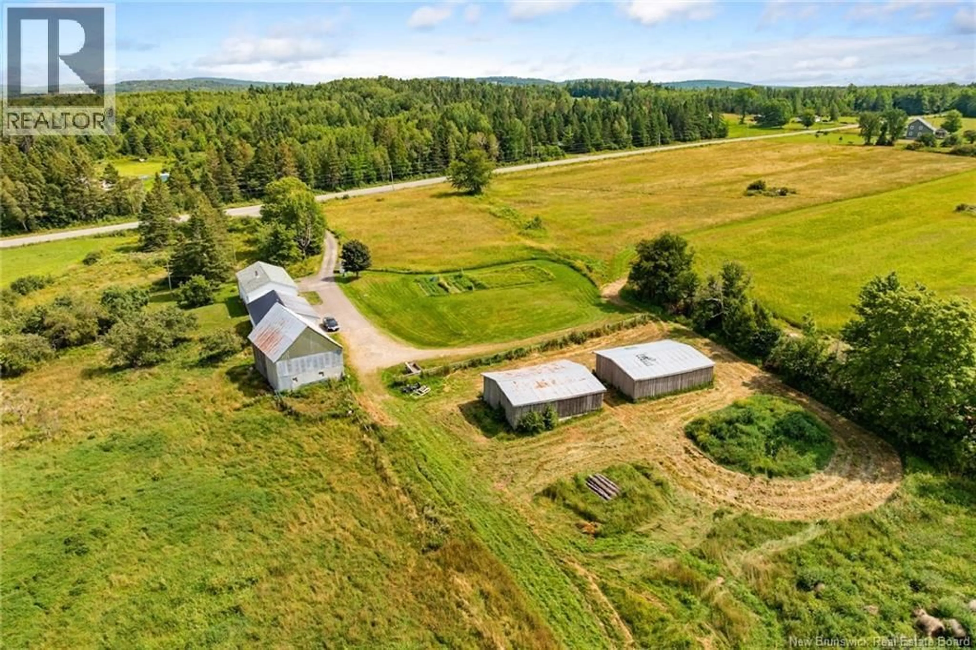 A pic from outside/outdoor area/front of a property/back of a property/a pic from drone, unknown for 460 ROUTE 610, Upper Caverhill New Brunswick E6L1L5
