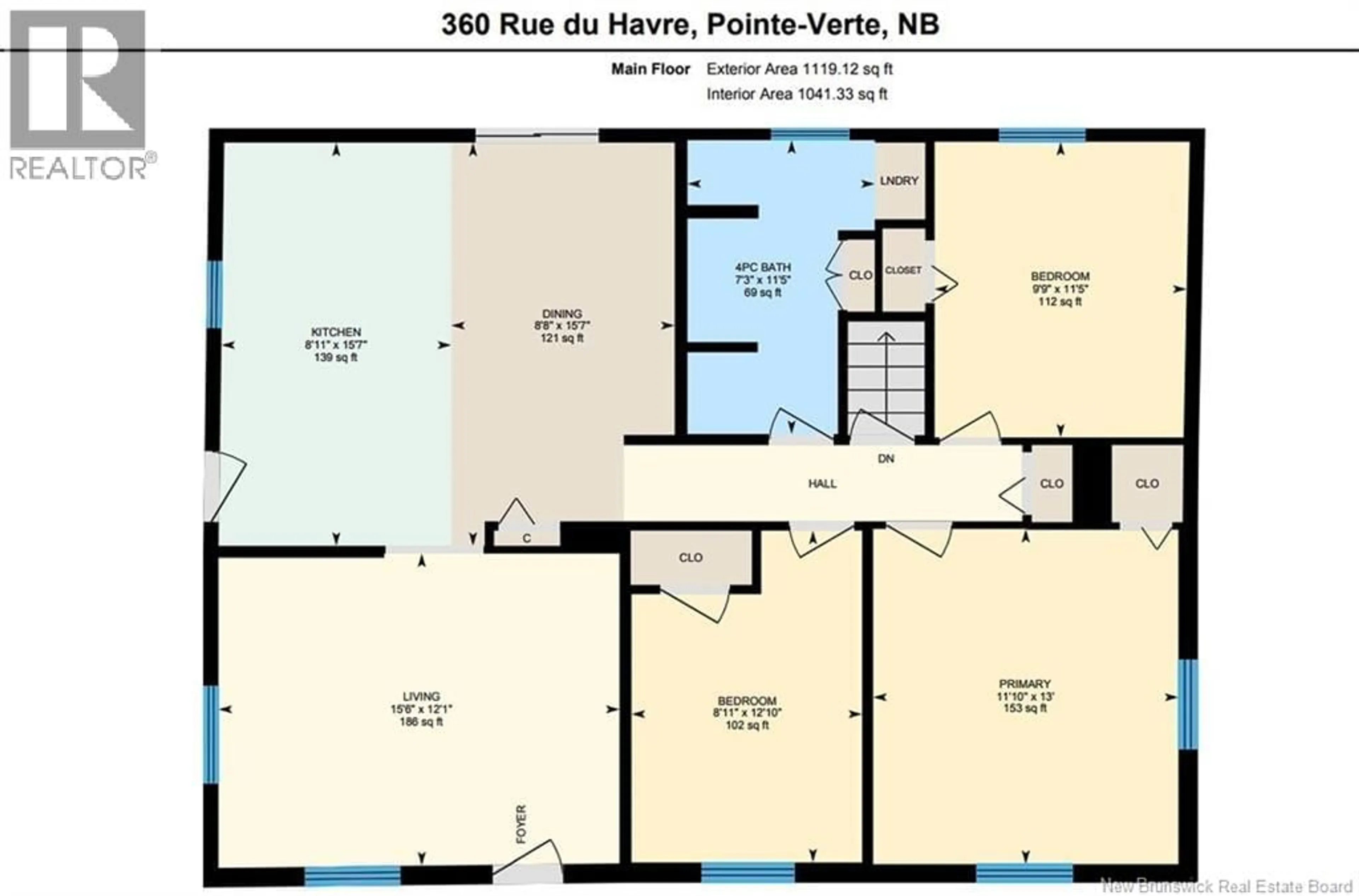 Floor plan for 360 RUE DU HAVRE, Pointe-Verte New Brunswick E8J2T1