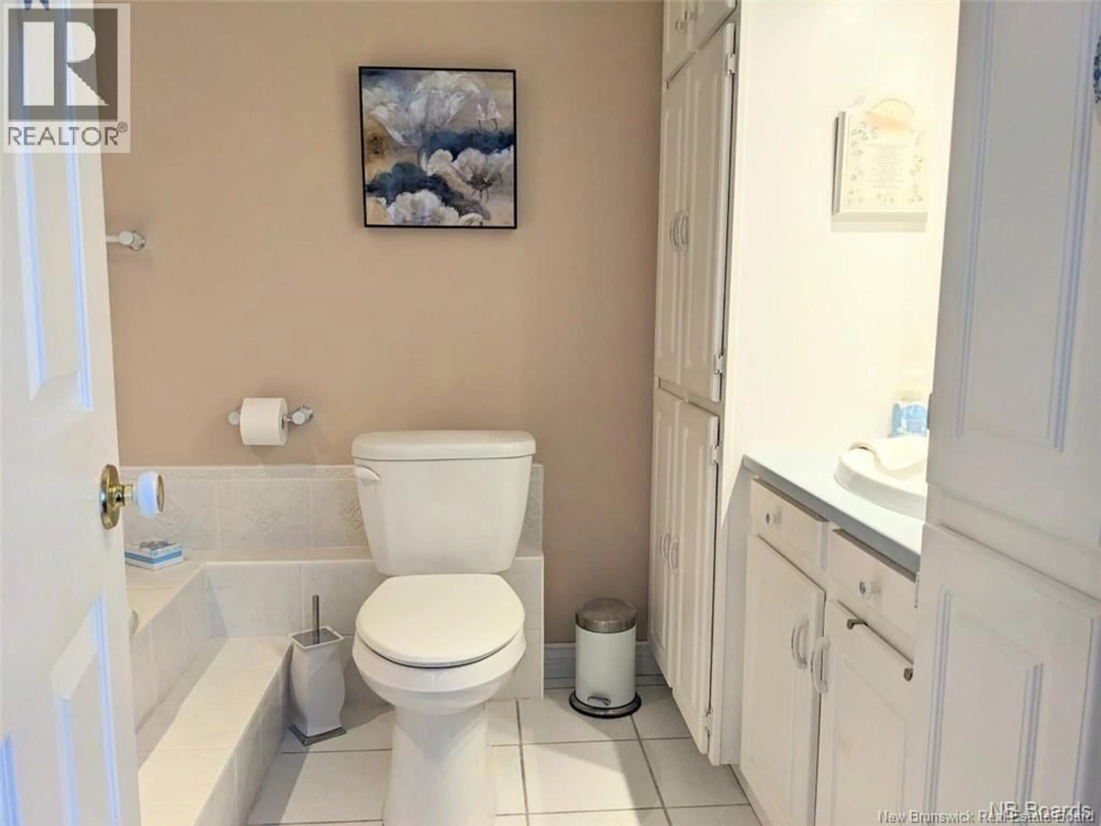 Standard bathroom, ceramic/tile floor for 2 BUSHVILLE DRIVE, Miramichi New Brunswick E1N4R4