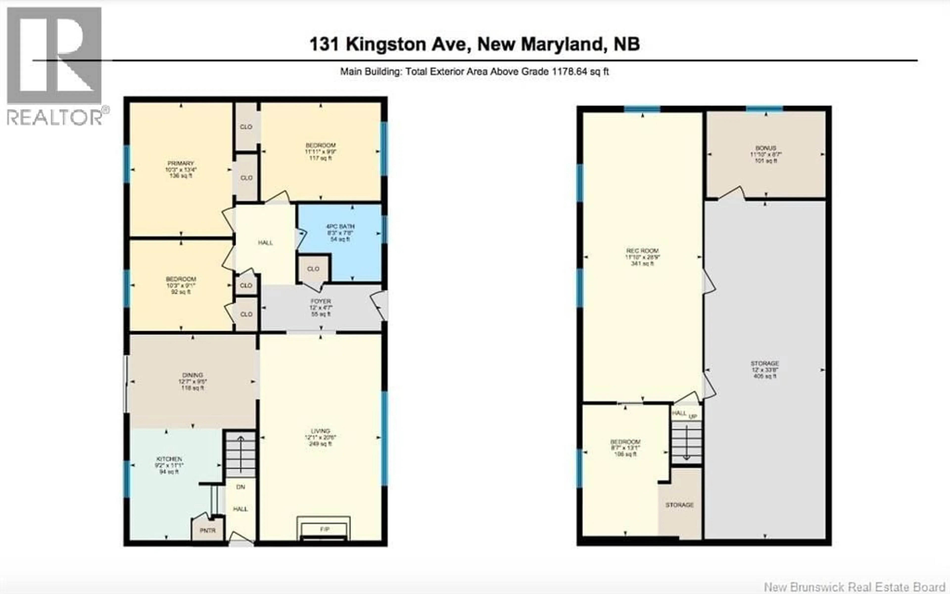 Floor plan for 131 KINGSTON AVENUE, New Maryland New Brunswick E3C1G6