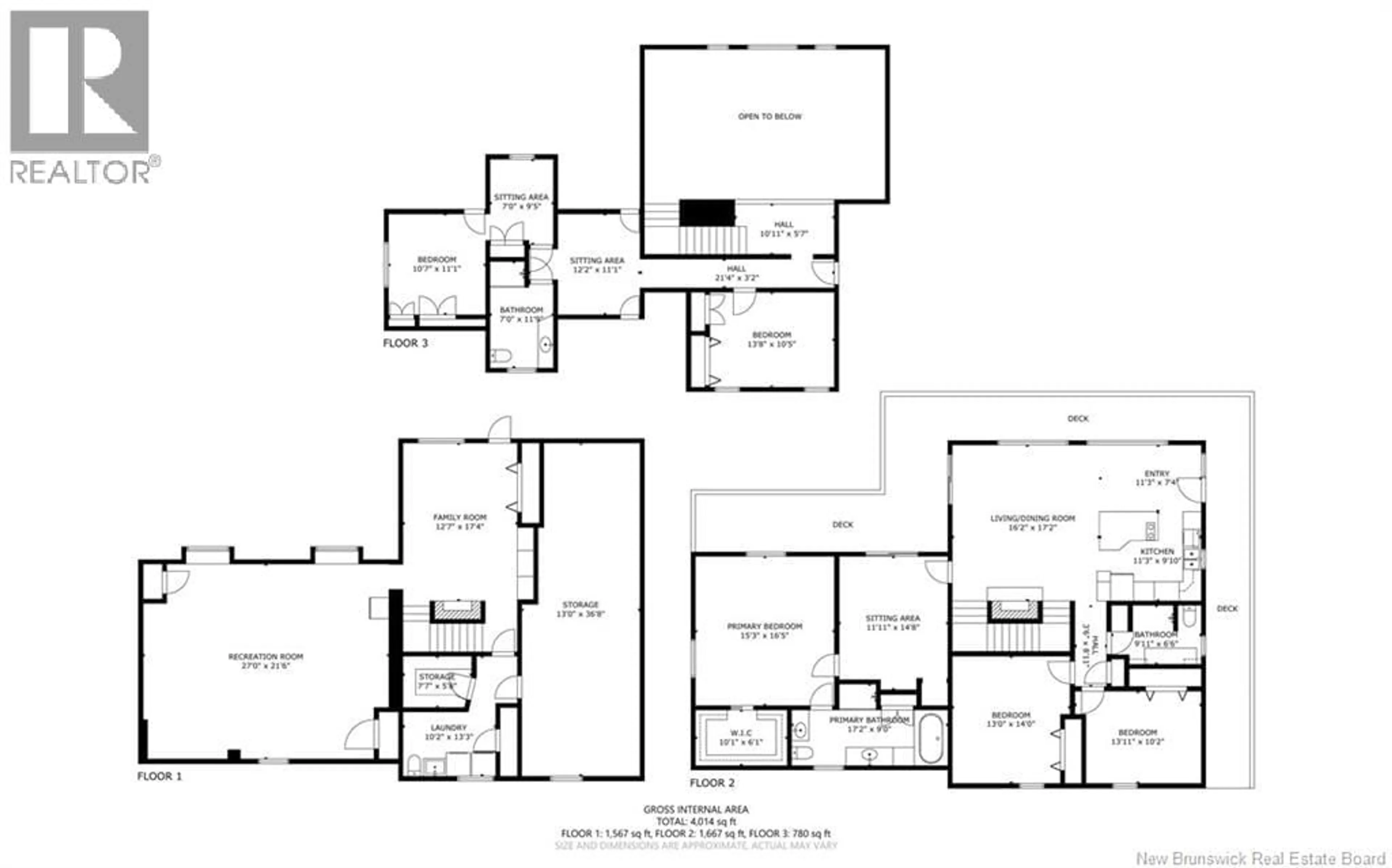 Floor plan for 315 BOGAN BROOK ROAD, New Denmark New Brunswick E7G1E1