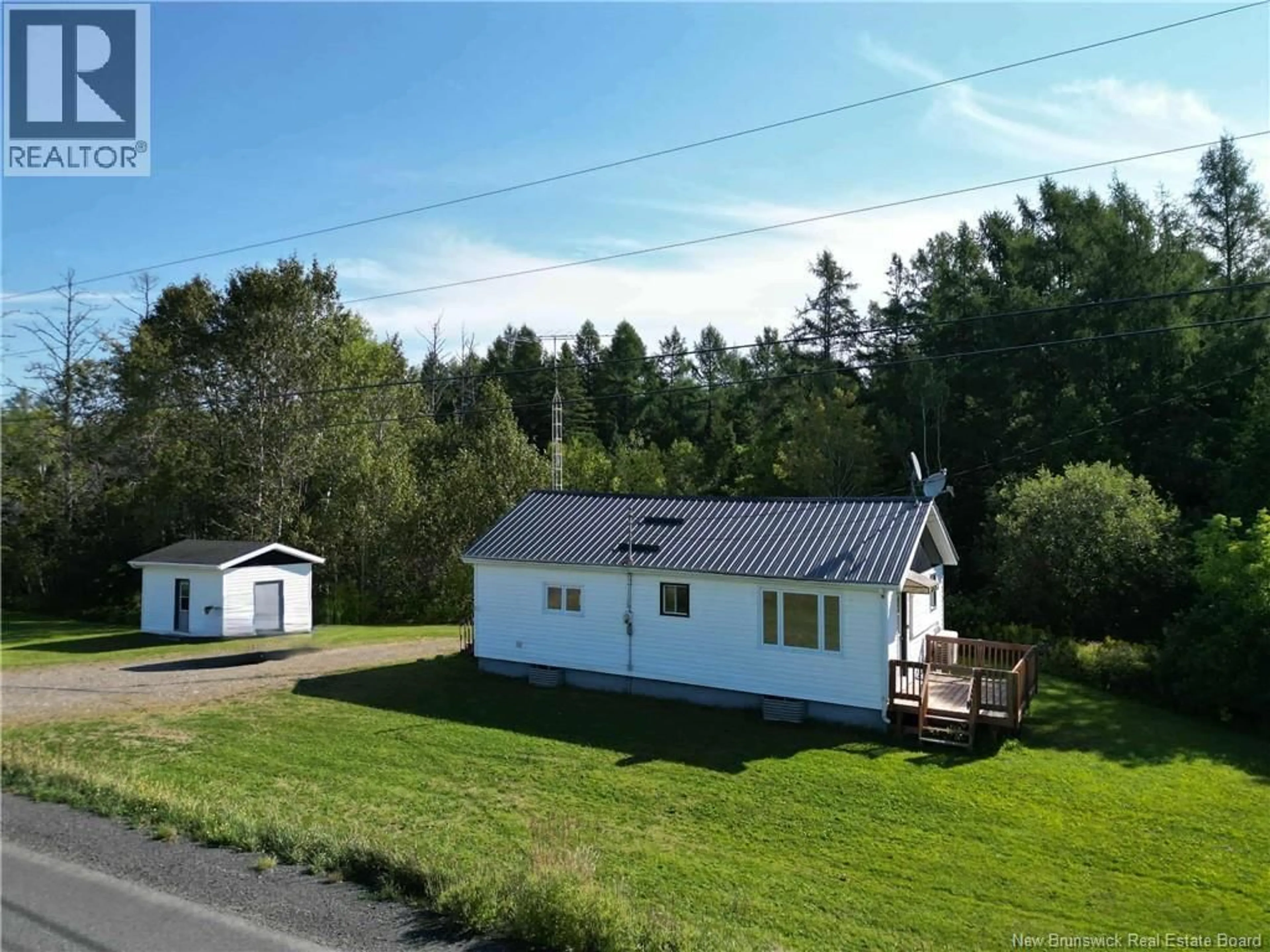A pic from outside/outdoor area/front of a property/back of a property/a pic from drone, unknown for 1880 ROUTE 109, Arthurette New Brunswick E7H4B7