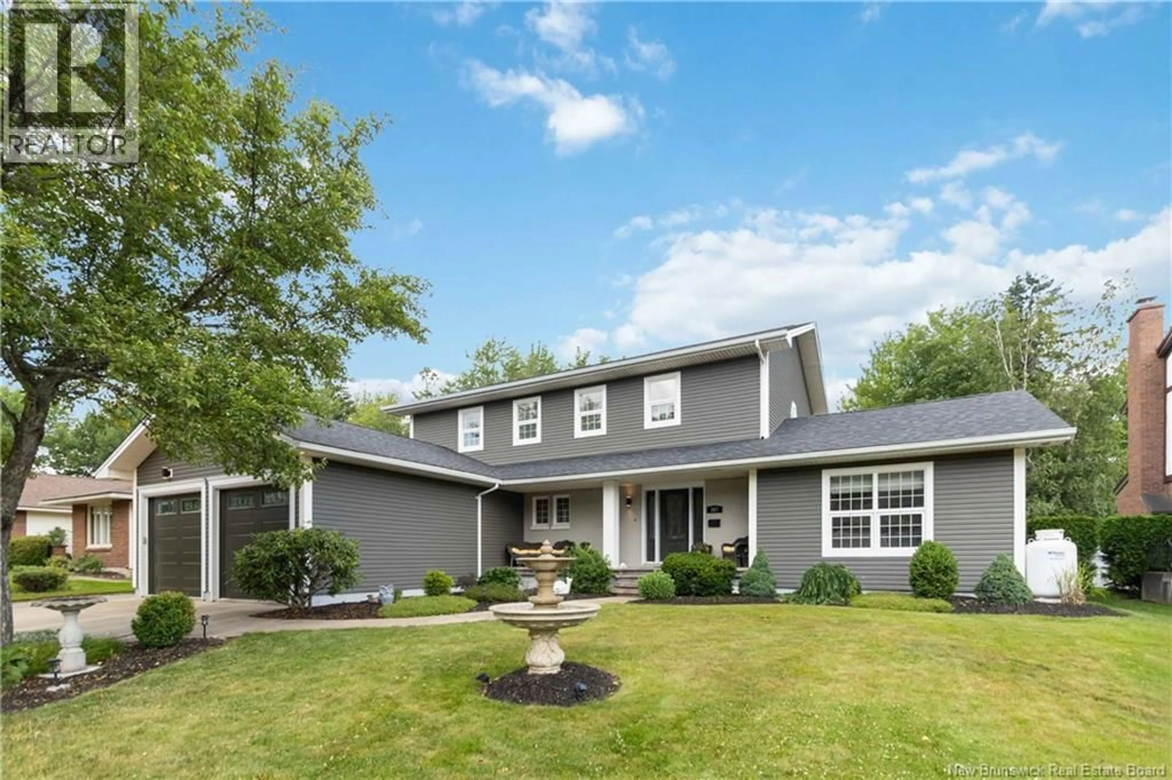 Home with vinyl exterior material, street for 357 BESSBOROUGH, Moncton New Brunswick E1E4G9