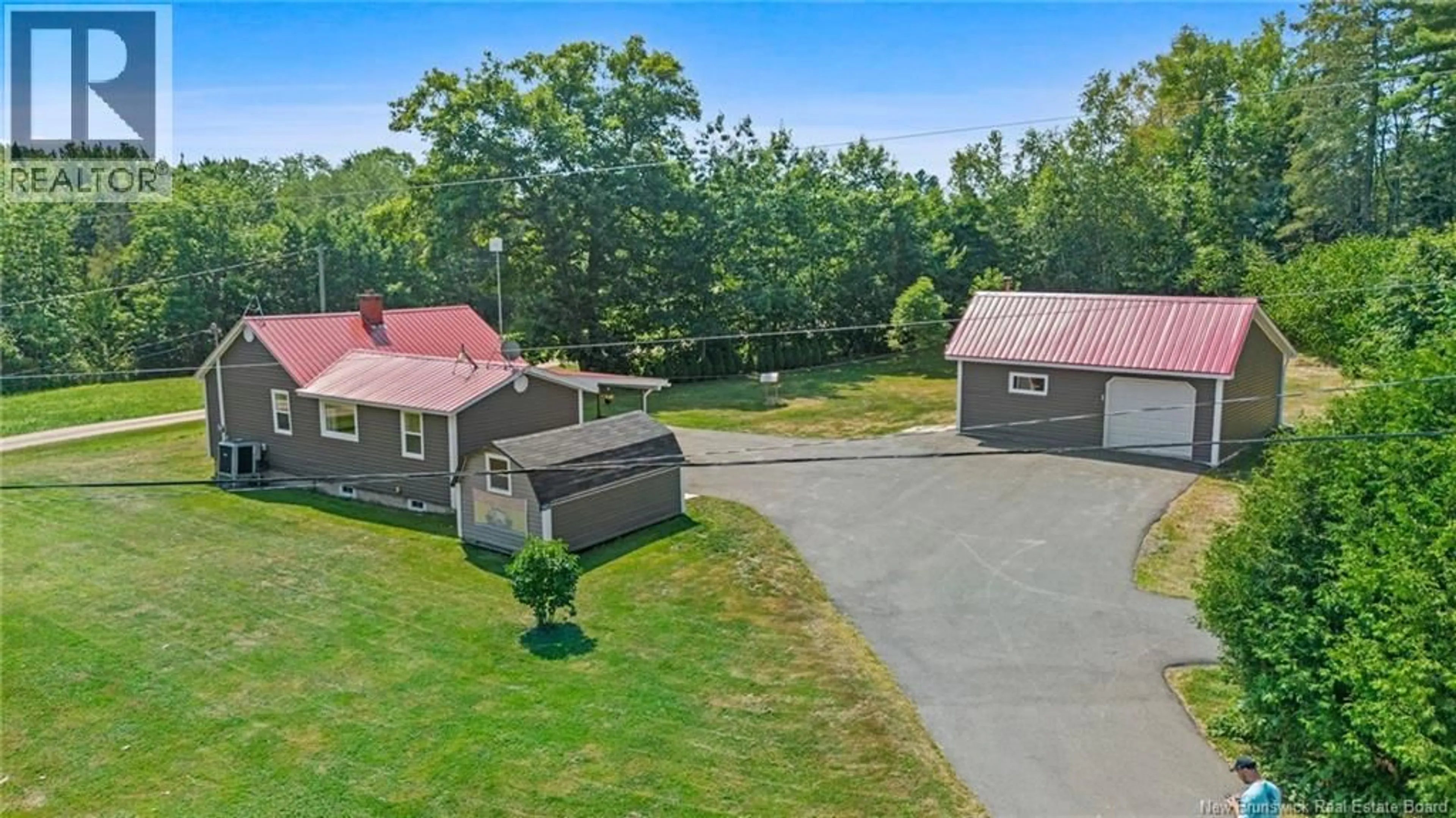 A pic from outside/outdoor area/front of a property/back of a property/a pic from drone, unknown for 190 UPPER HMASTEAD ROAD, Gagetown New Brunswick E5M1W1