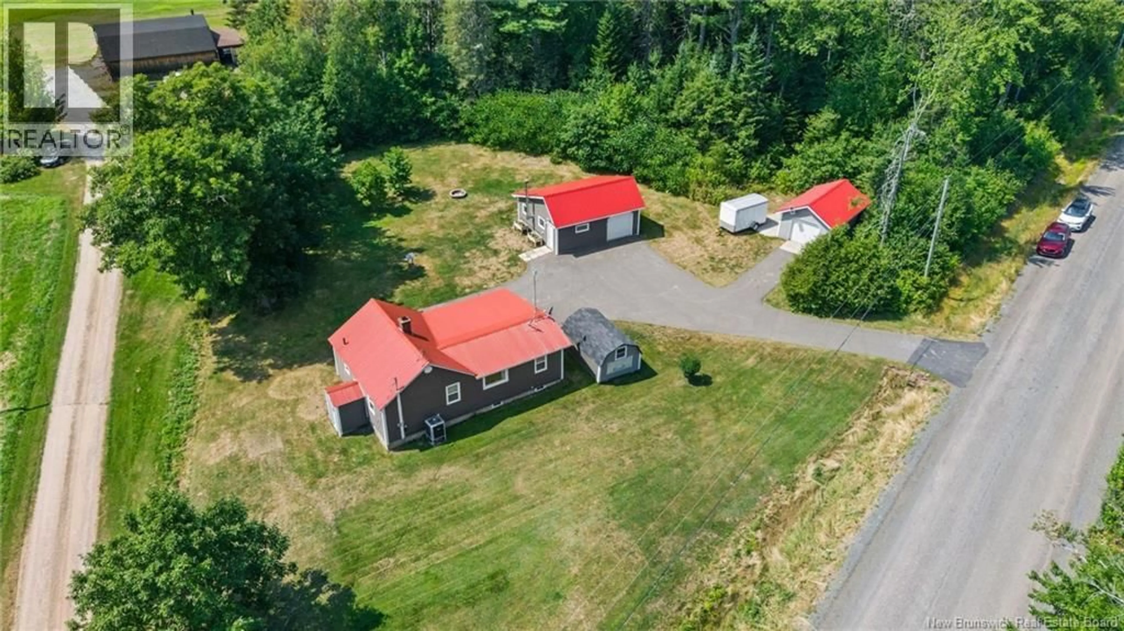 A pic from outside/outdoor area/front of a property/back of a property/a pic from drone, unknown for 190 UPPER HMASTEAD ROAD, Gagetown New Brunswick E5M1W1