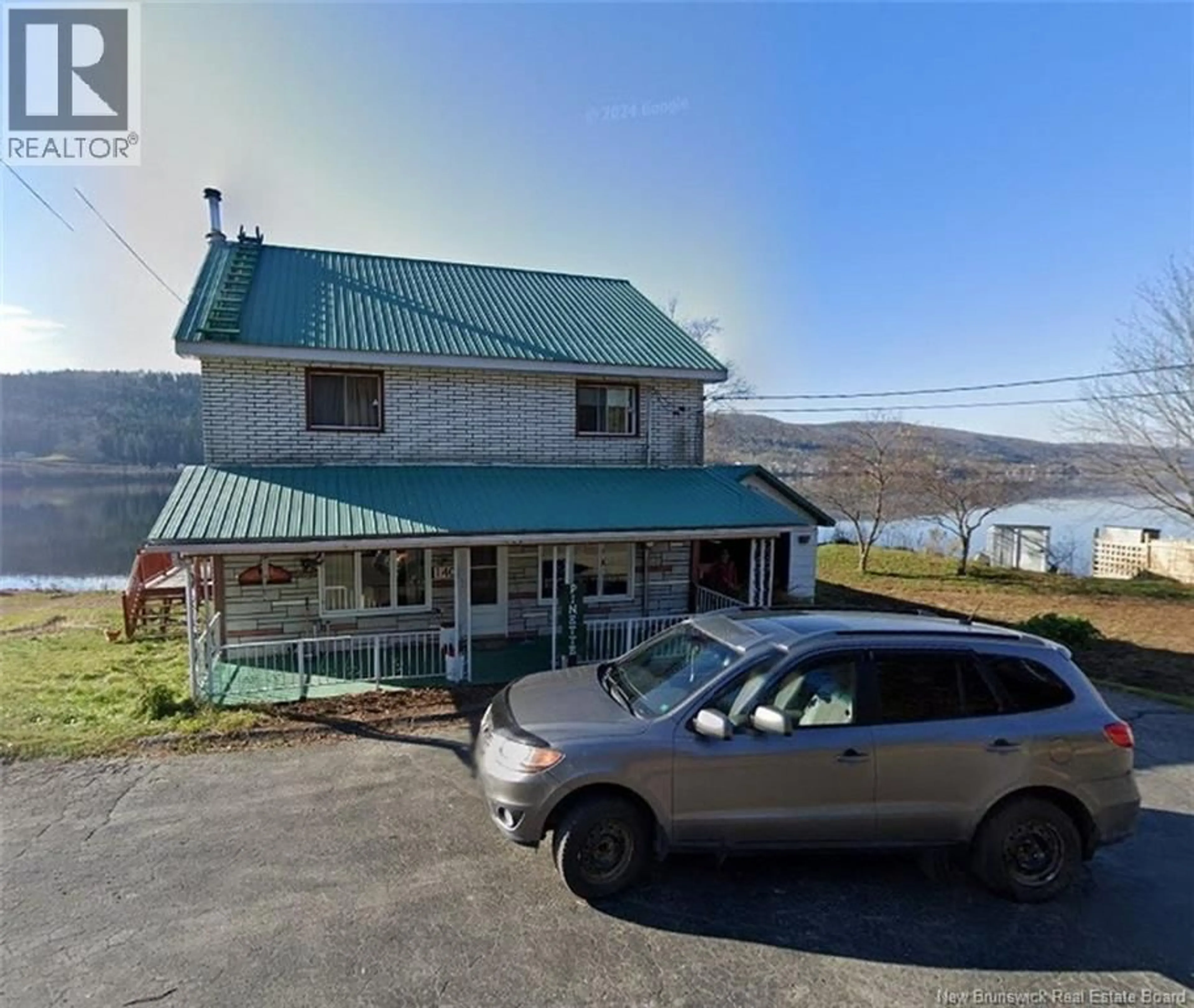A pic from outside/outdoor area/front of a property/back of a property/a pic from drone, water/lake/river/ocean view for 140 DE L'ÉGLISE ROAD, Lac Baker New Brunswick E7A1H9