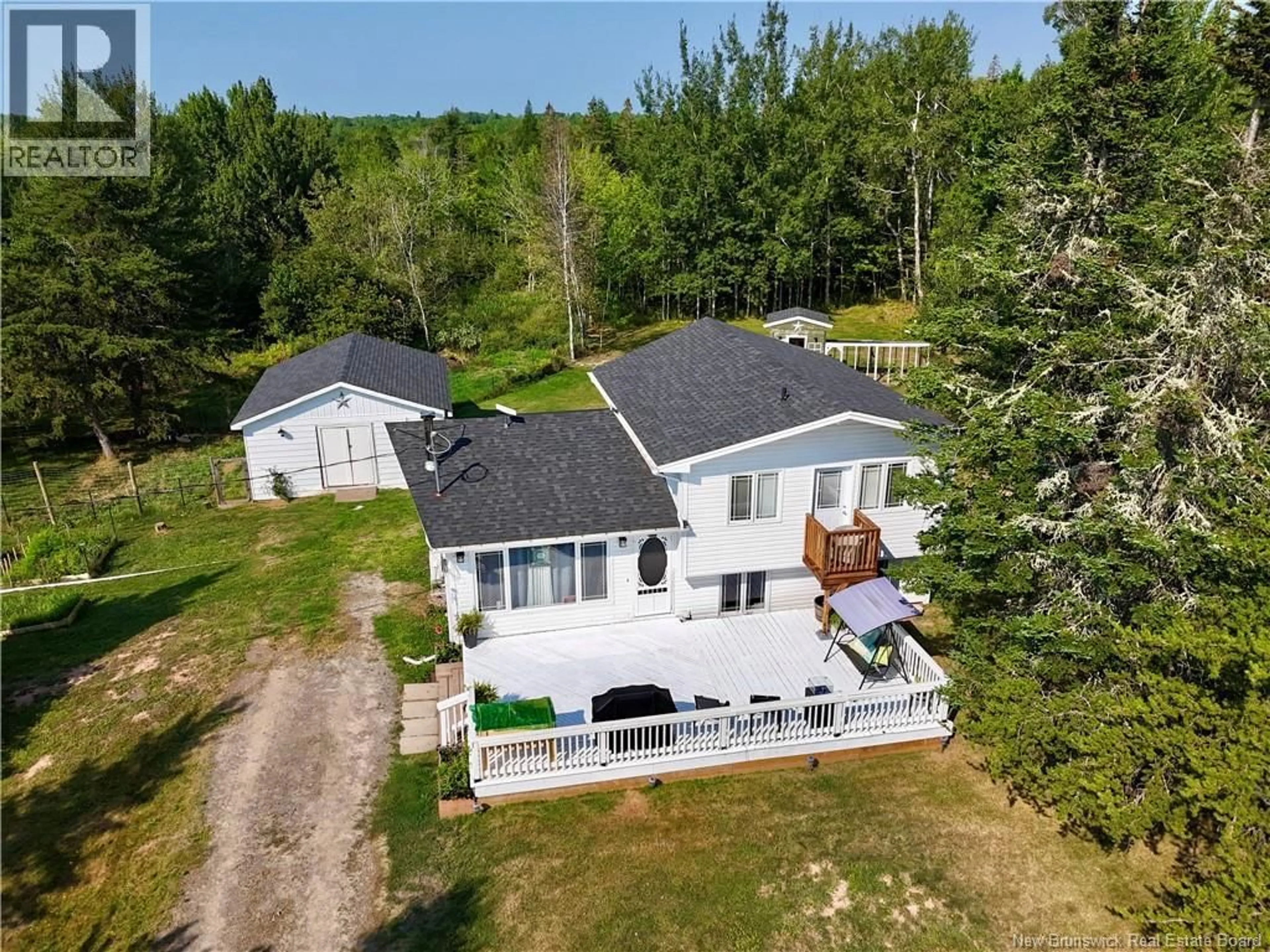 A pic from outside/outdoor area/front of a property/back of a property/a pic from drone, water/lake/river/ocean view for 188 SAINT PIERRE ROAD, Bouctouche New Brunswick E4S1L3