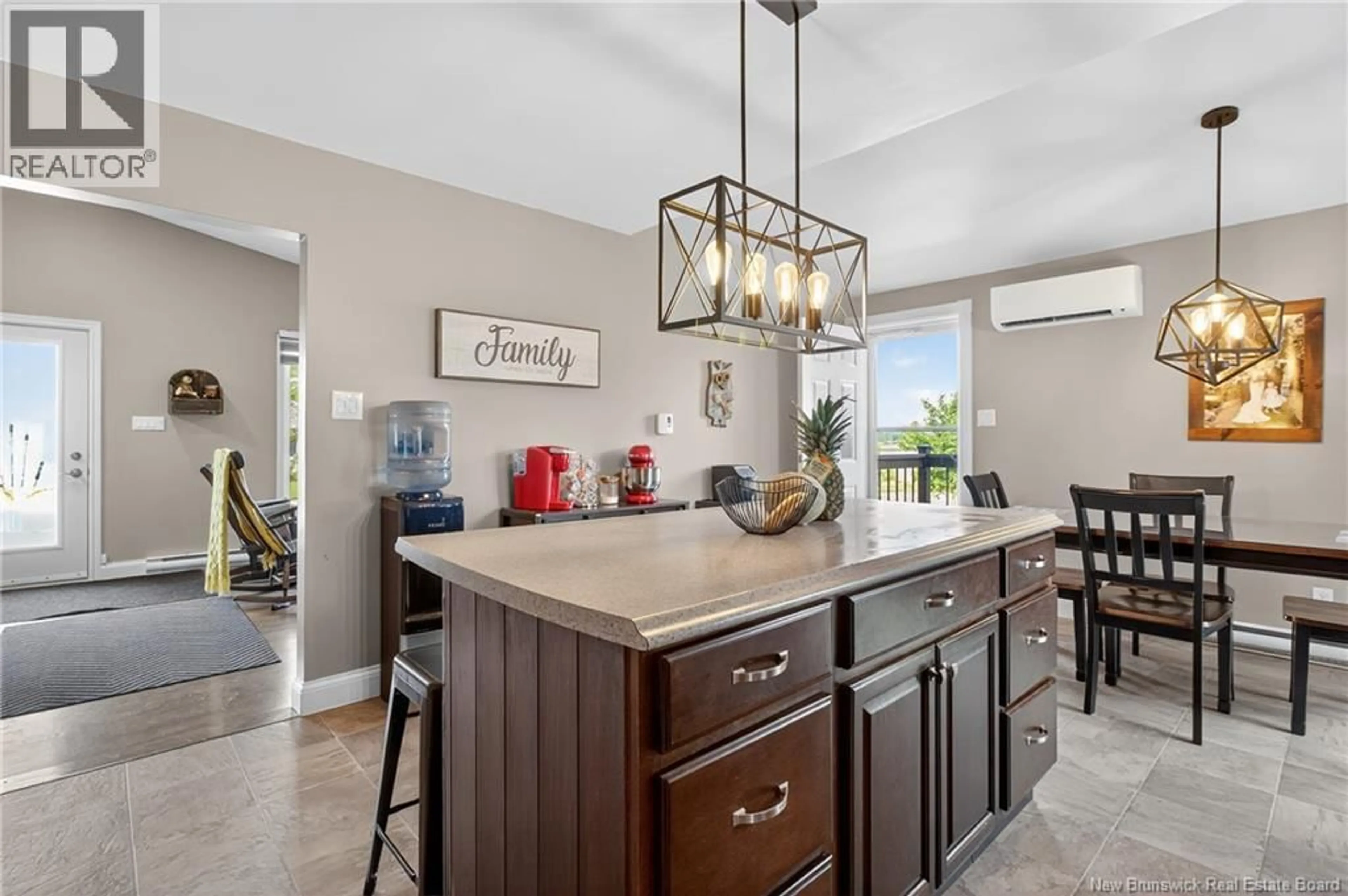 Open concept kitchen, ceramic/tile floor for 104 ARTHUR STREET, Memramcook New Brunswick E4K1Z8