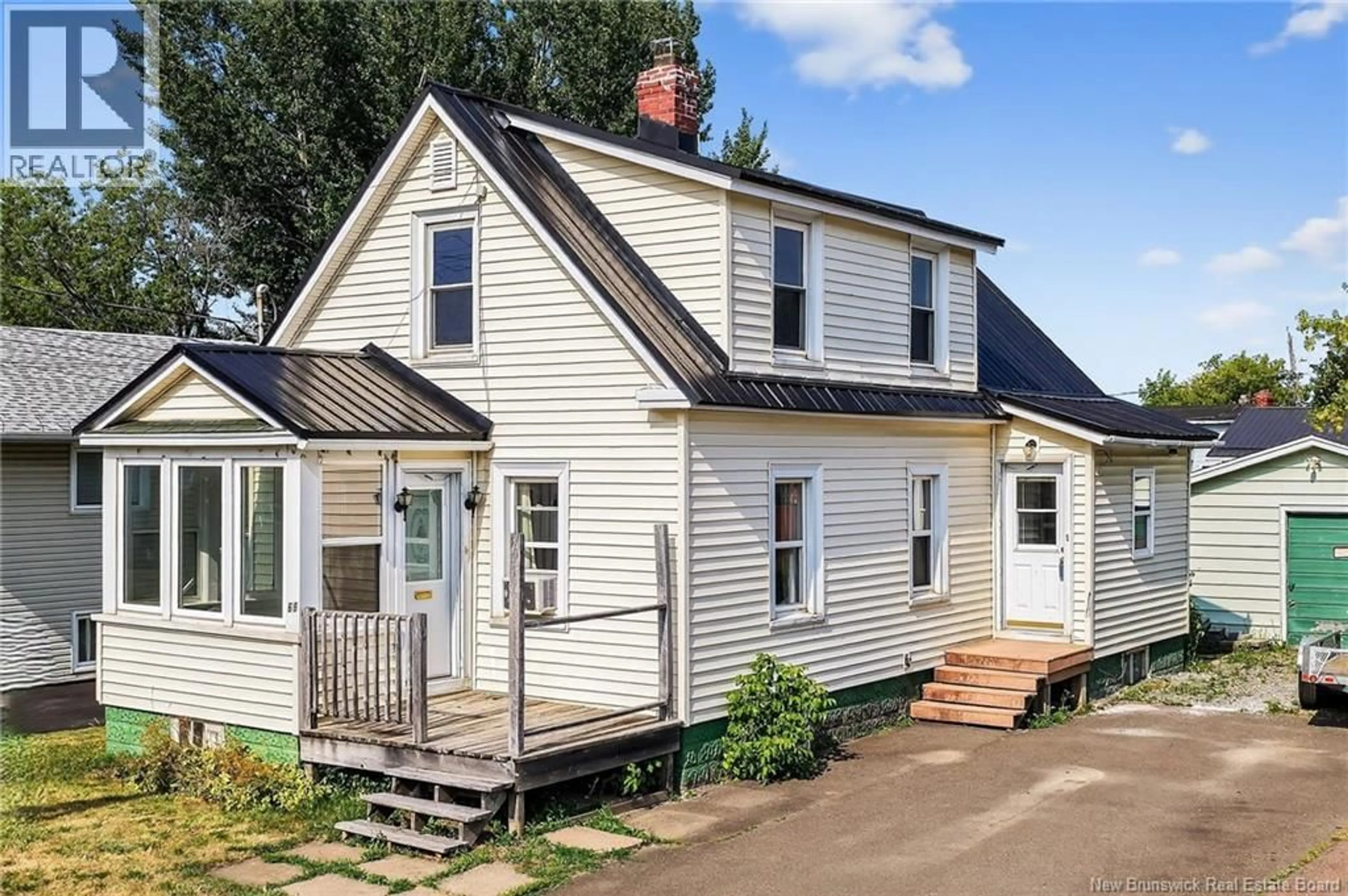 Home with vinyl exterior material, street for 69 CEDAR STREET, Moncton New Brunswick E1C7L3