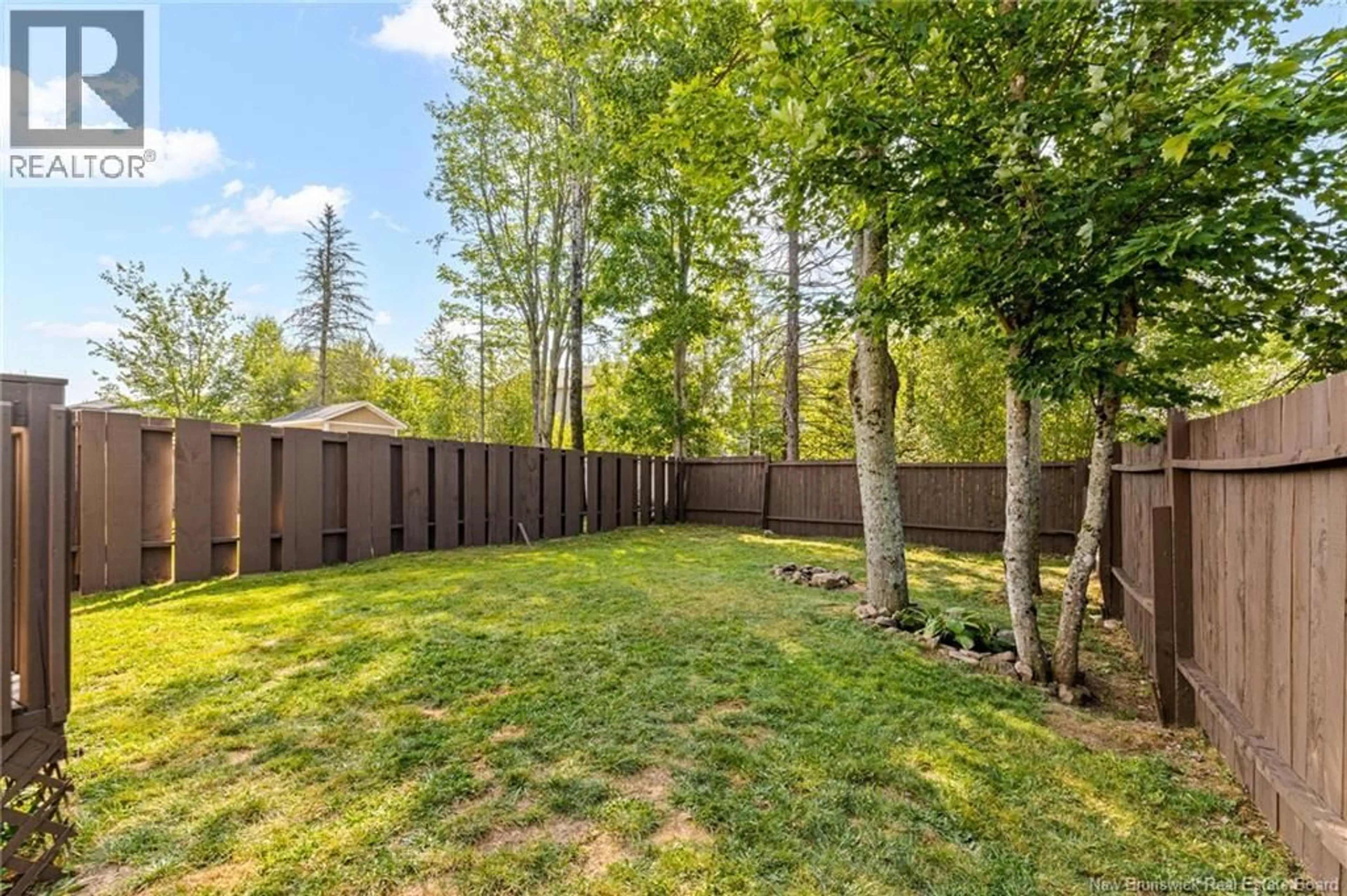 Patio, forest/trees view for 181 BELLE FORET, Dieppe New Brunswick E1A9E6