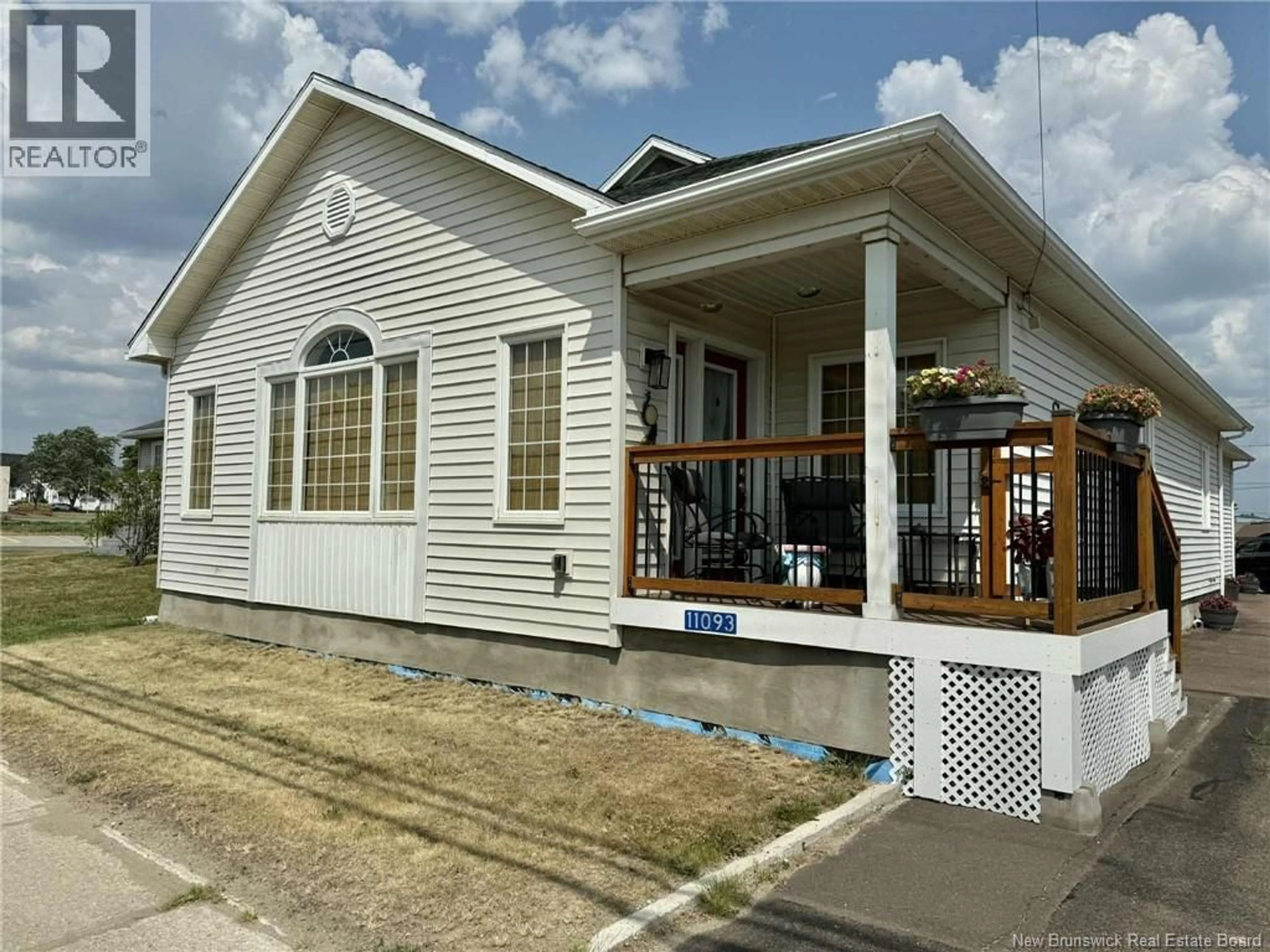 Home with vinyl exterior material, street for 11093 RUE PRINCIPALE, Rogersville New Brunswick E4Y2L9