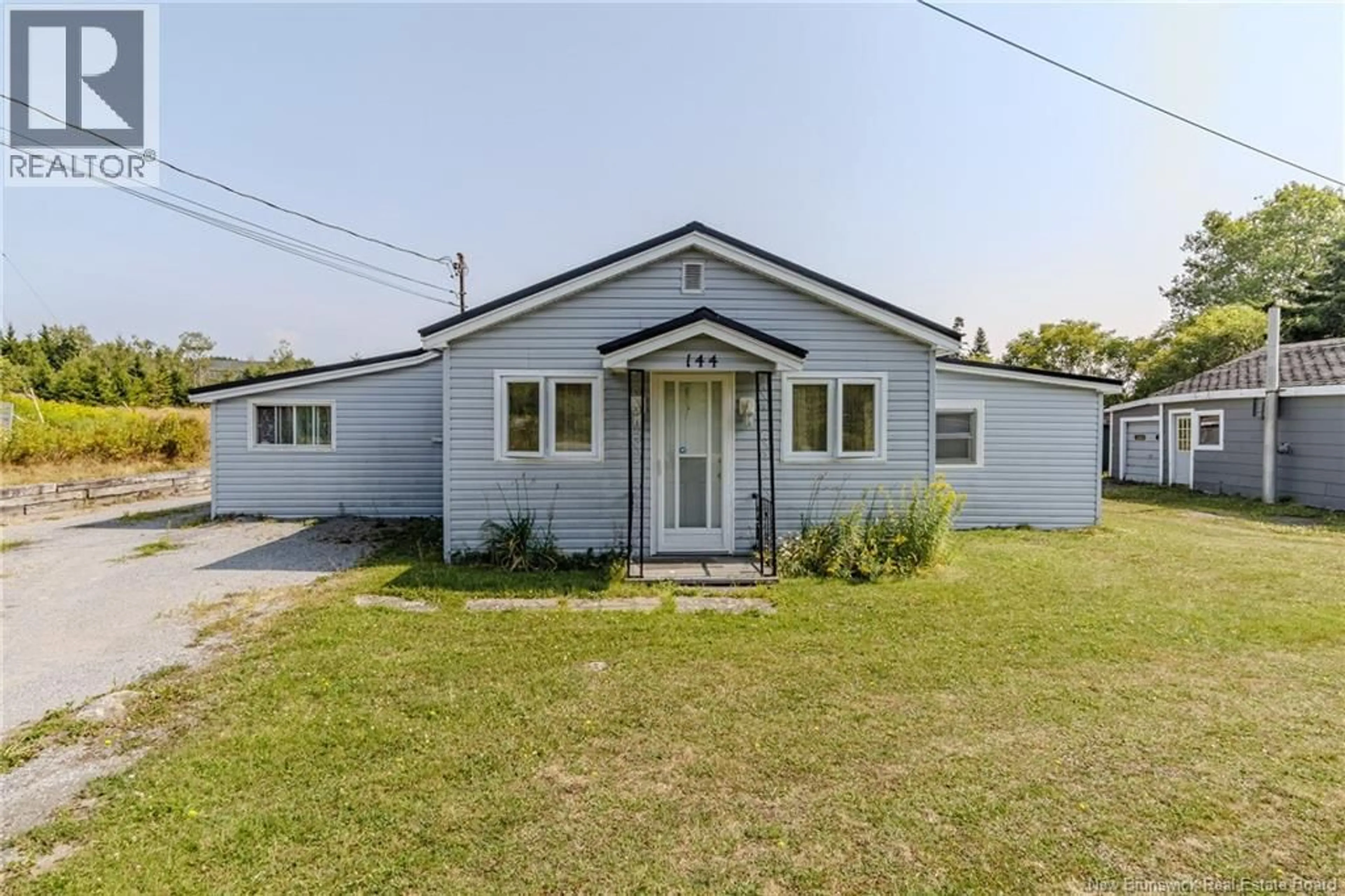 Home with vinyl exterior material, street for 144 COTTAGE ROAD, Saint John New Brunswick E2J4W1