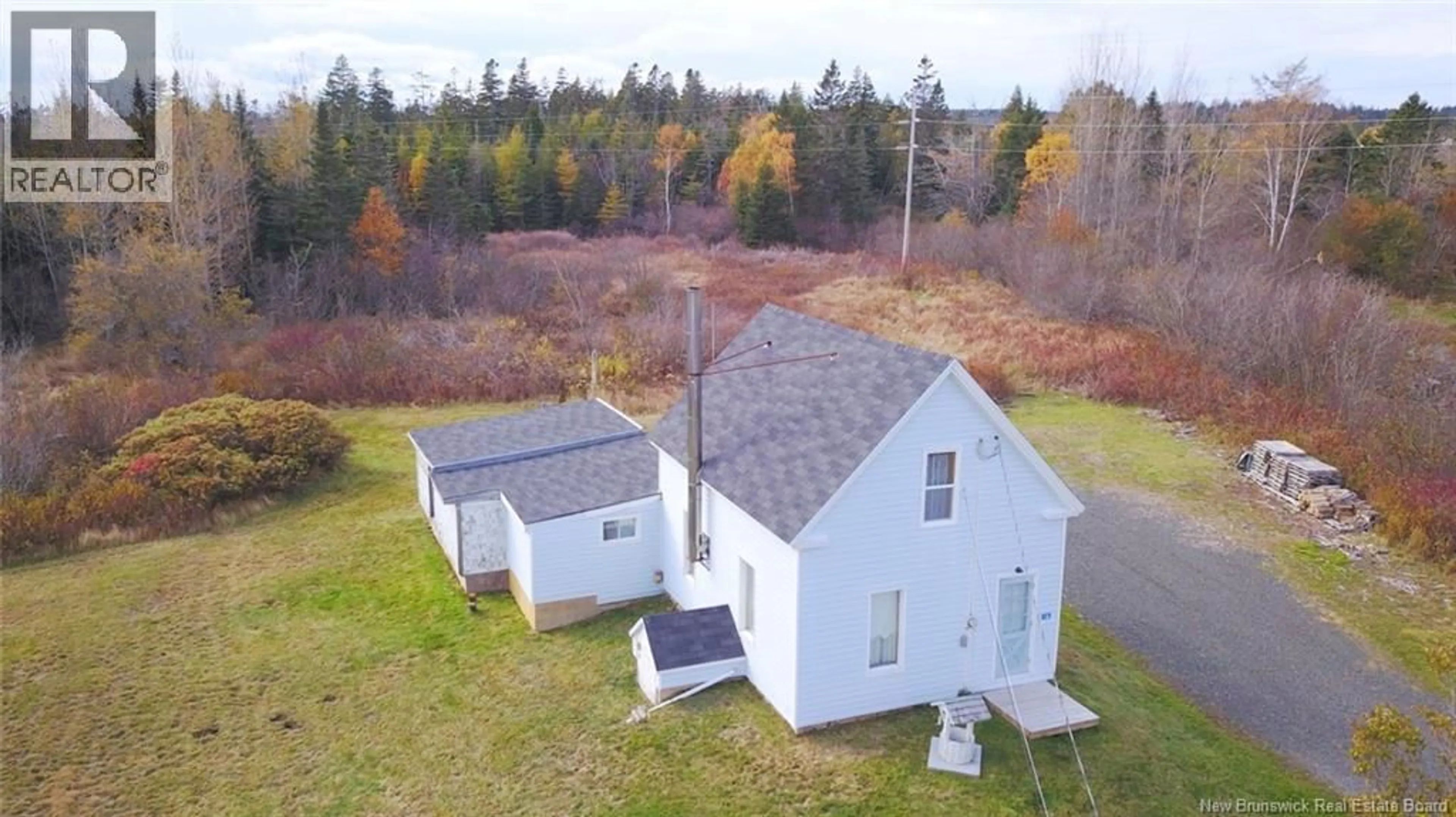 A pic from outside/outdoor area/front of a property/back of a property/a pic from drone, building for 16 INGALLS HEAD ROAD, Grand Manan New Brunswick E5G3G2