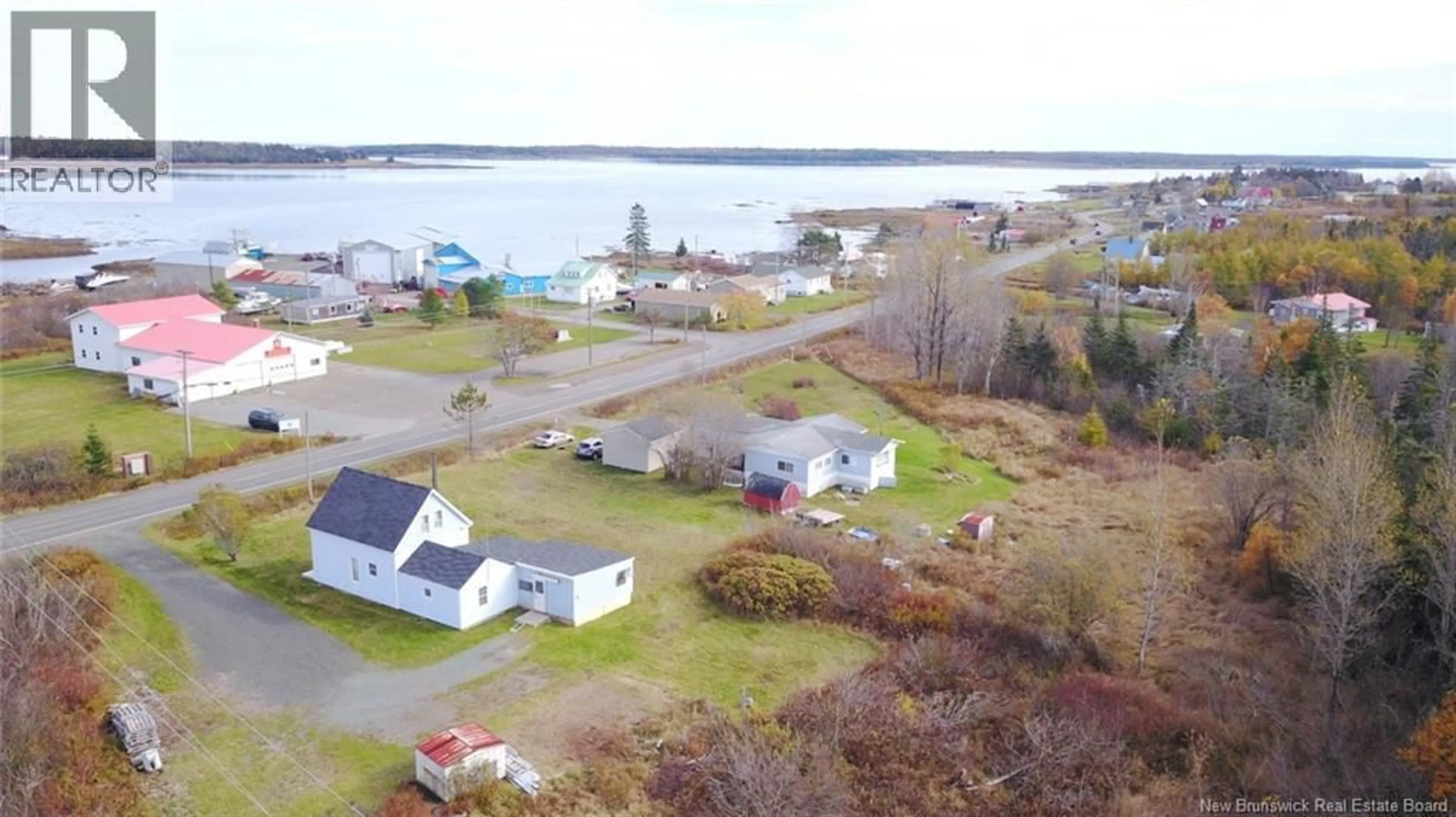 A pic from outside/outdoor area/front of a property/back of a property/a pic from drone, water/lake/river/ocean view for 16 INGALLS HEAD ROAD, Grand Manan New Brunswick E5G3G2