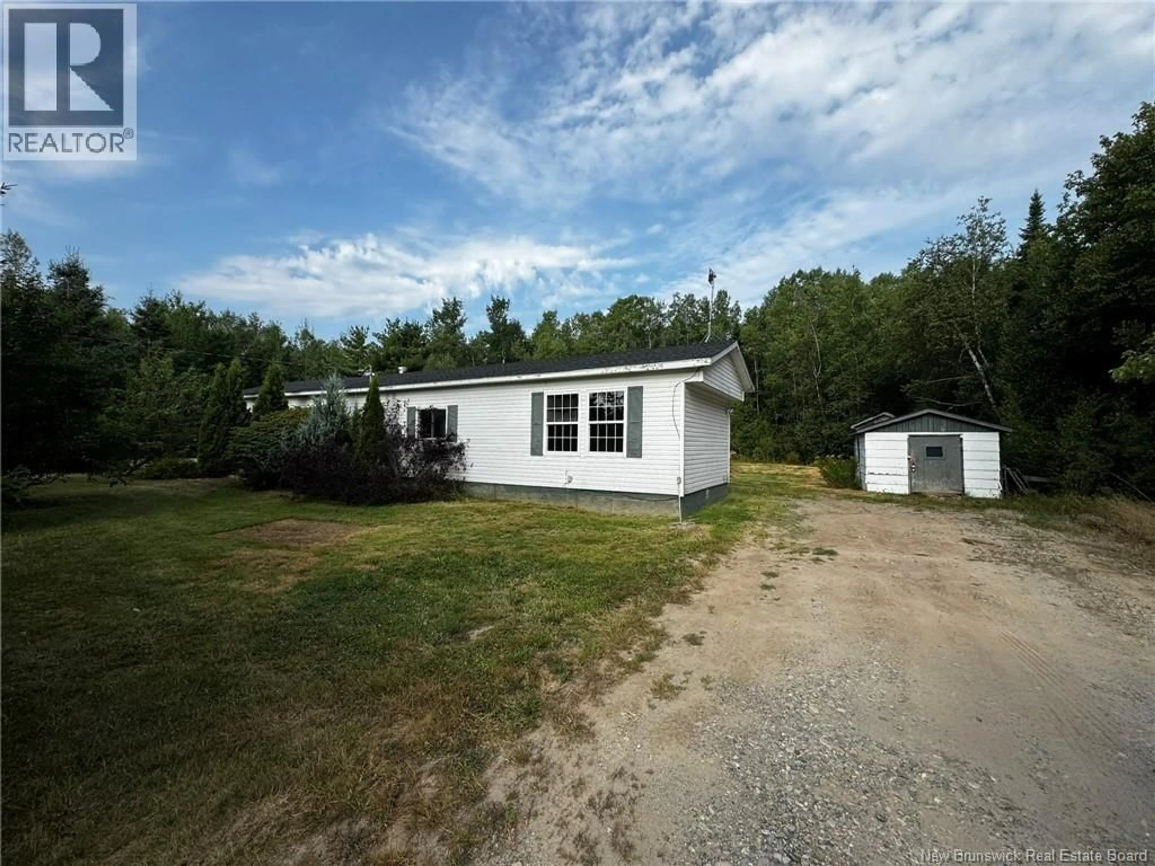A pic from outside/outdoor area/front of a property/back of a property/a pic from drone, unknown for 12454 HWY 126, Murray Settlement New Brunswick E4Y2S4