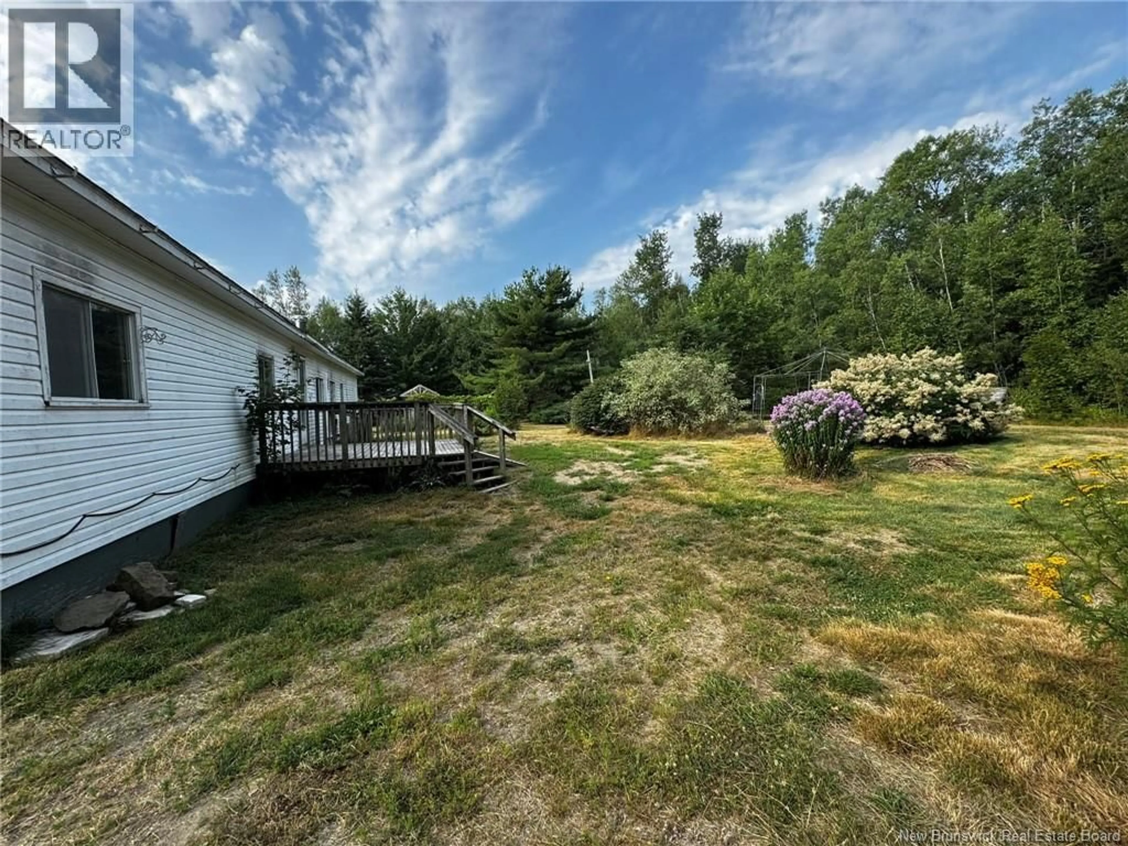 A pic from outside/outdoor area/front of a property/back of a property/a pic from drone, water/lake/river/ocean view for 12454 HWY 126, Murray Settlement New Brunswick E4Y2S4