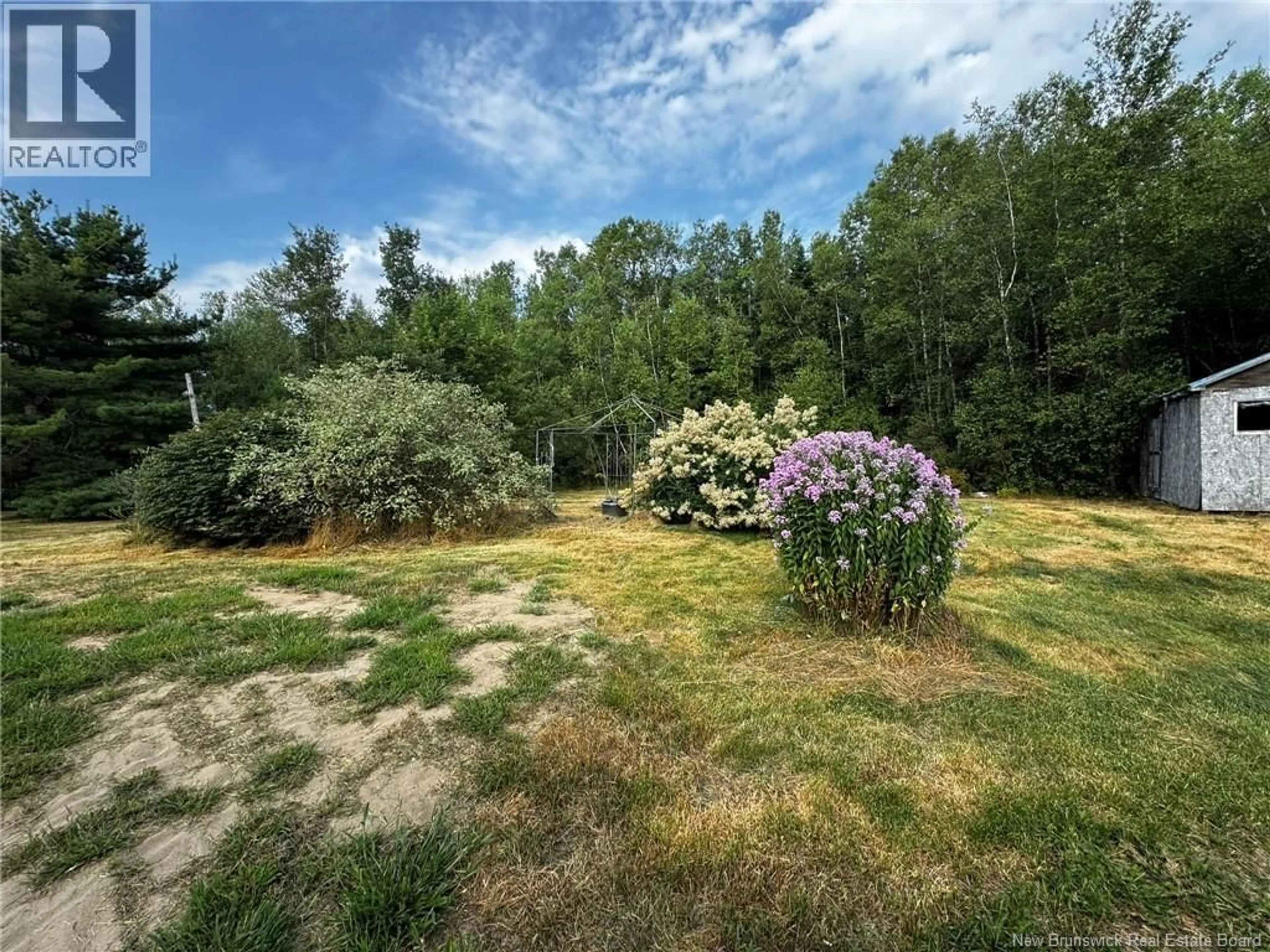 A pic from outside/outdoor area/front of a property/back of a property/a pic from drone, forest/trees view for 12454 HWY 126, Murray Settlement New Brunswick E4Y2S4