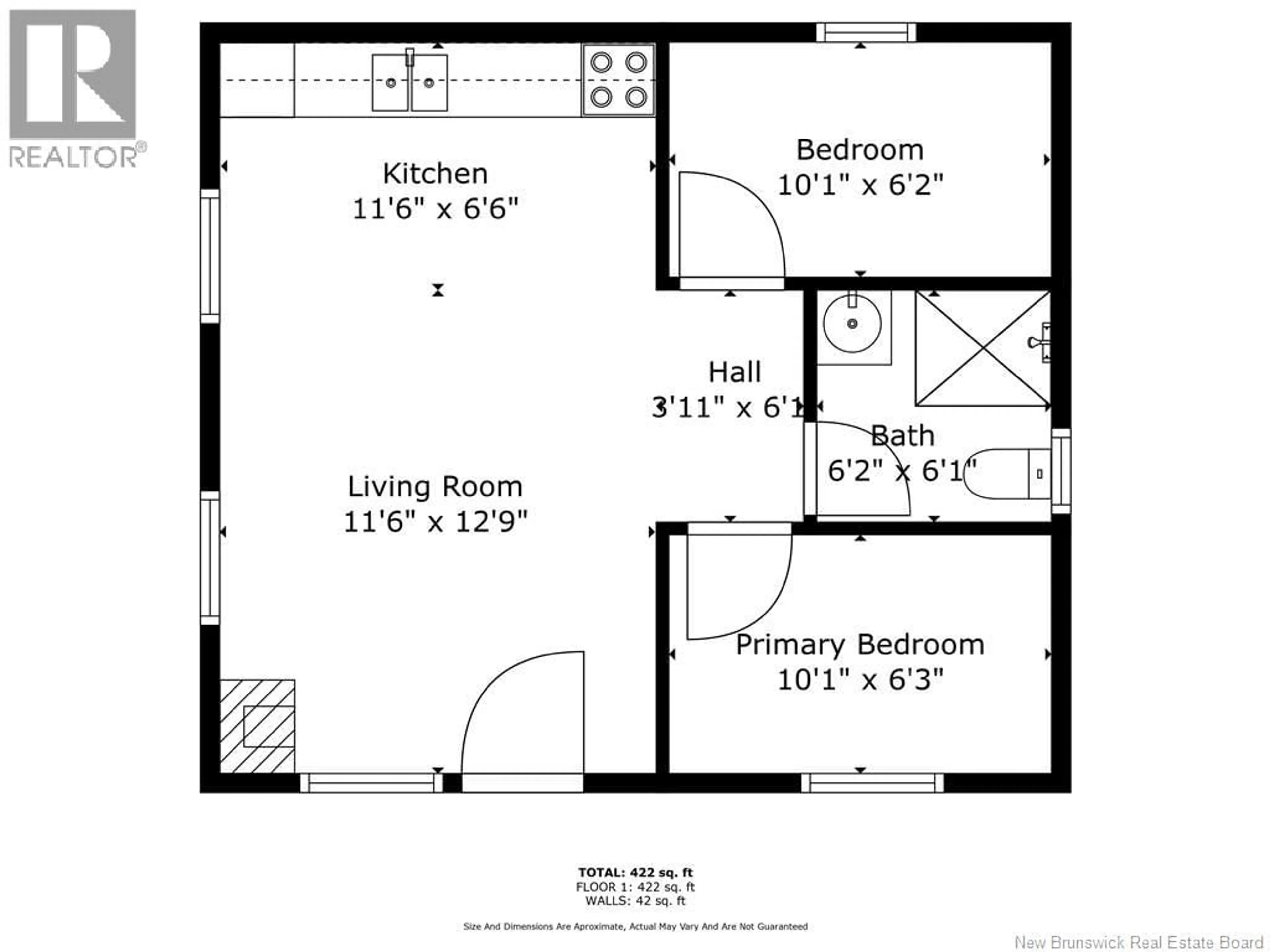 Floor plan for 235 BREAU CREEK, Memramcook New Brunswick E4K2K1
