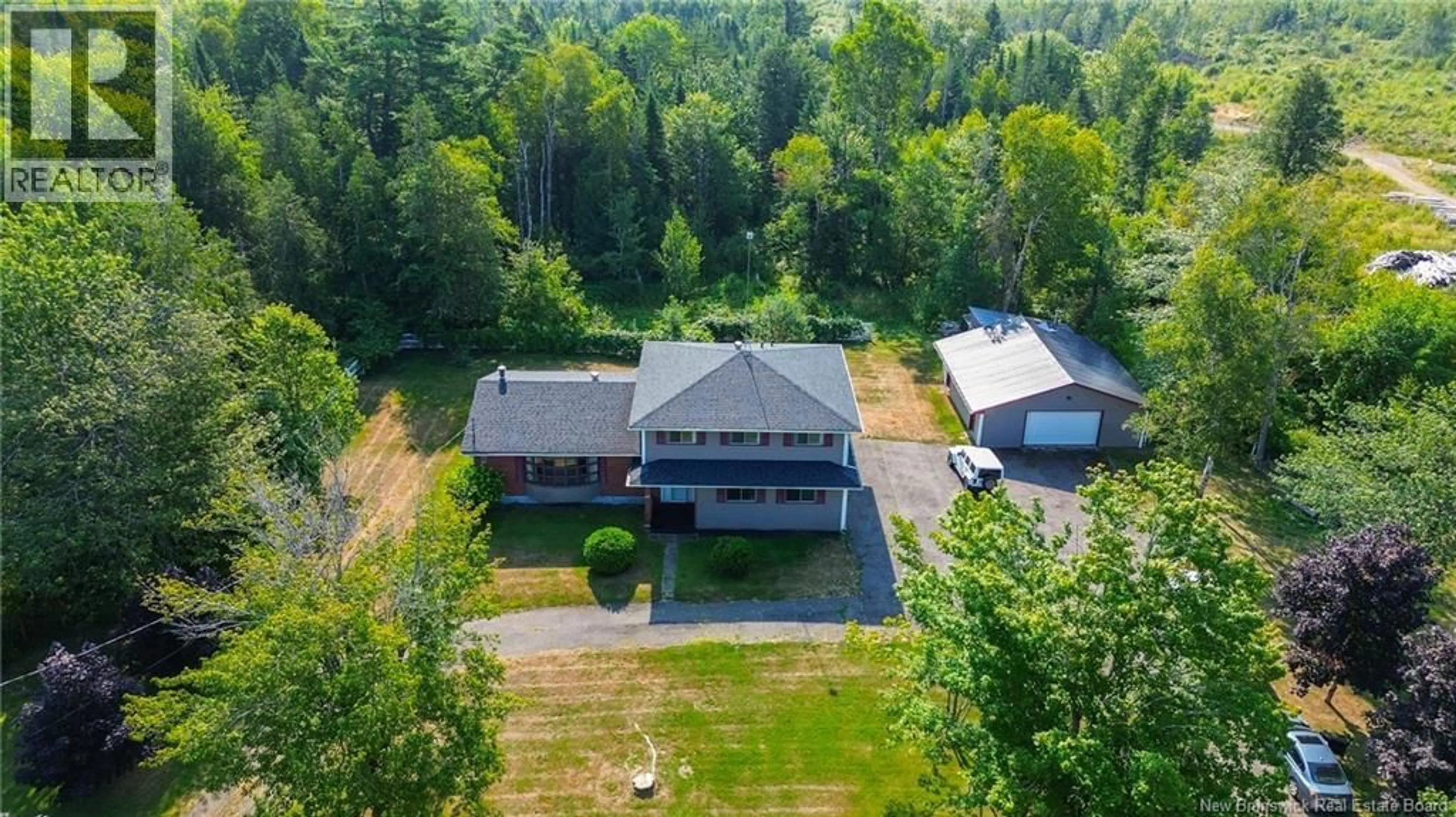A pic from outside/outdoor area/front of a property/back of a property/a pic from drone, building for 49 ROUTE 610, Upper Hainesville New Brunswick E6E1K5
