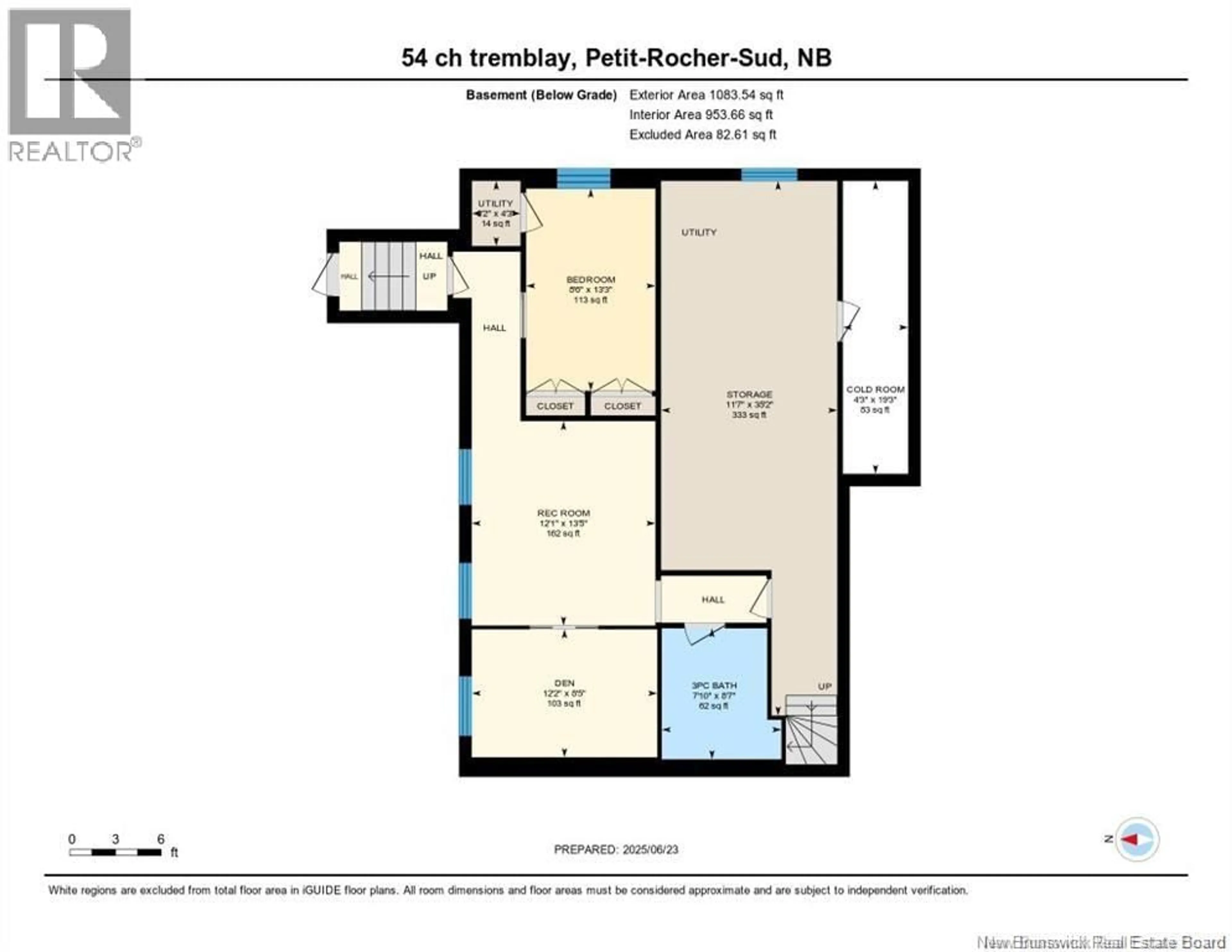 Floor plan for 54 CH TREMBLAY, Petit-Rocher-Sud New Brunswick E8J1A5