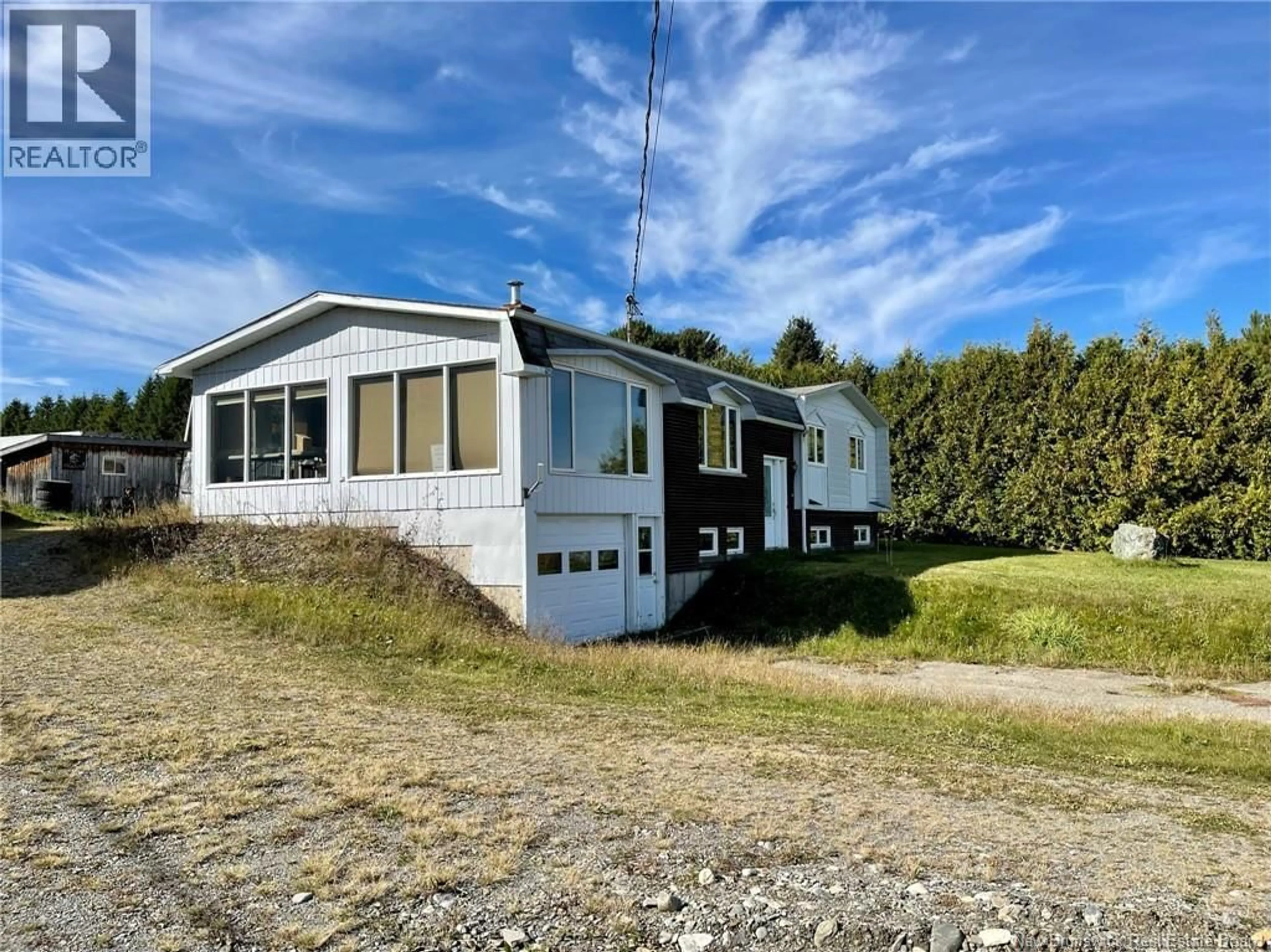 A pic from outside/outdoor area/front of a property/back of a property/a pic from drone, unknown for 355 PRICE ROAD, Drummond New Brunswick E3Y2A8